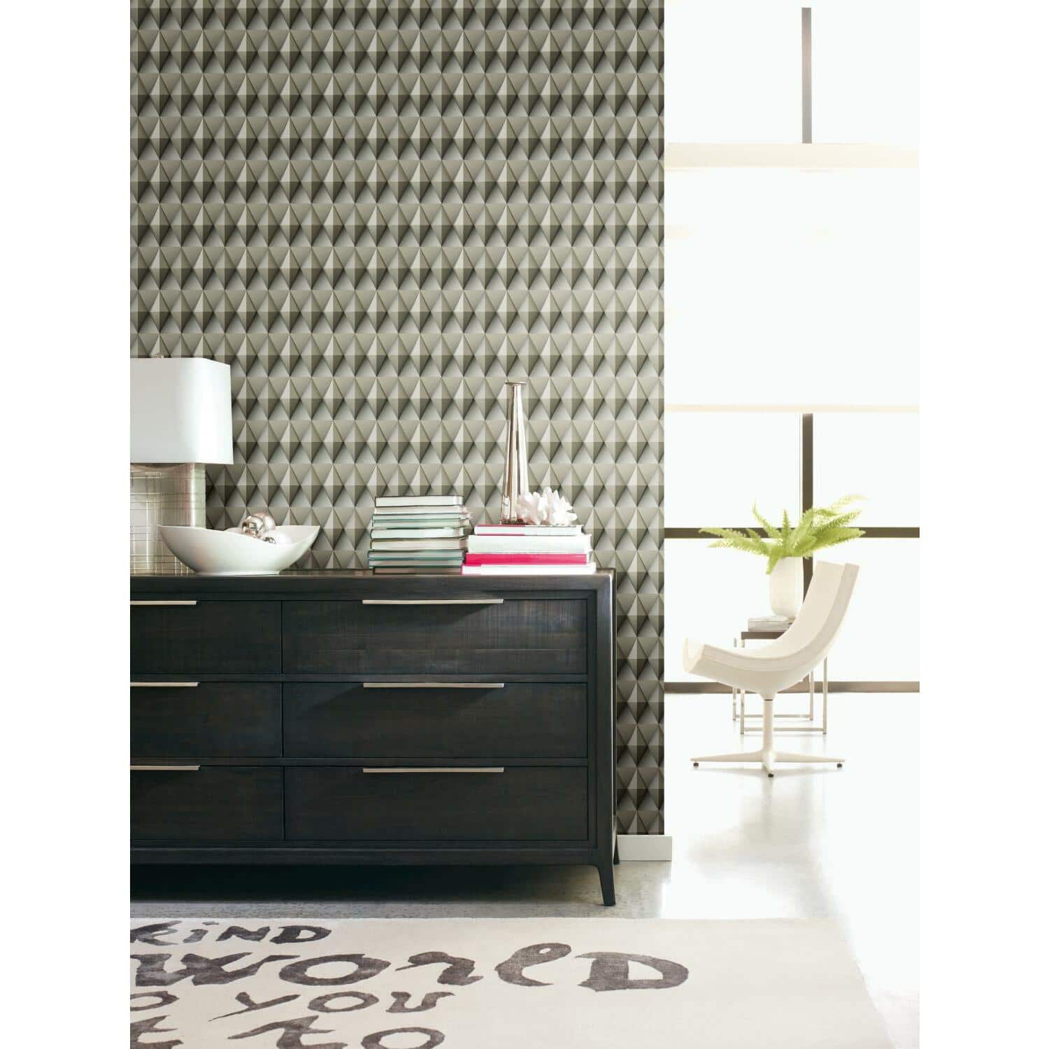 RoomMates Paragon Geometric Peel & Stick Wallpaper