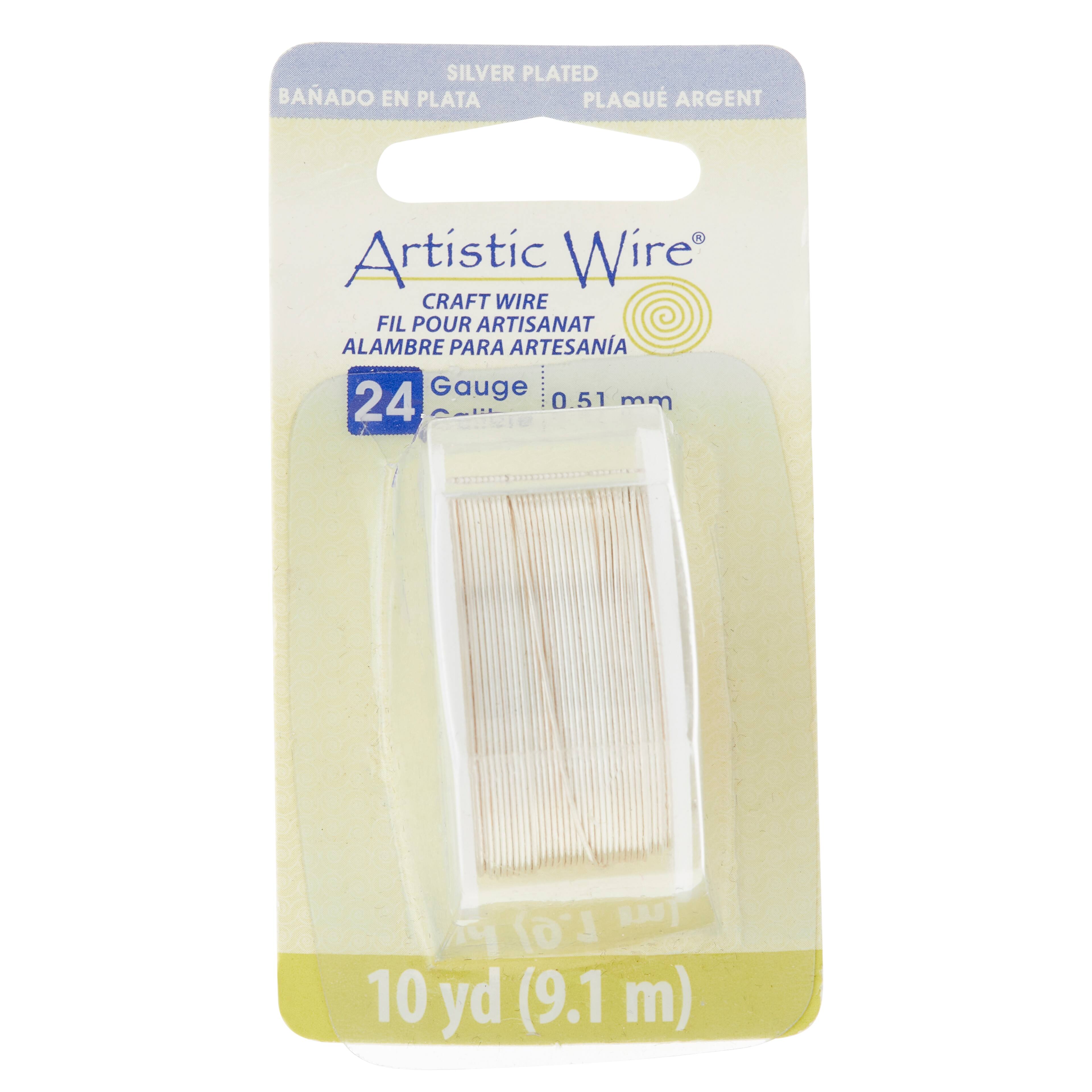 Artistic Wire®, Silver 24 Gauge