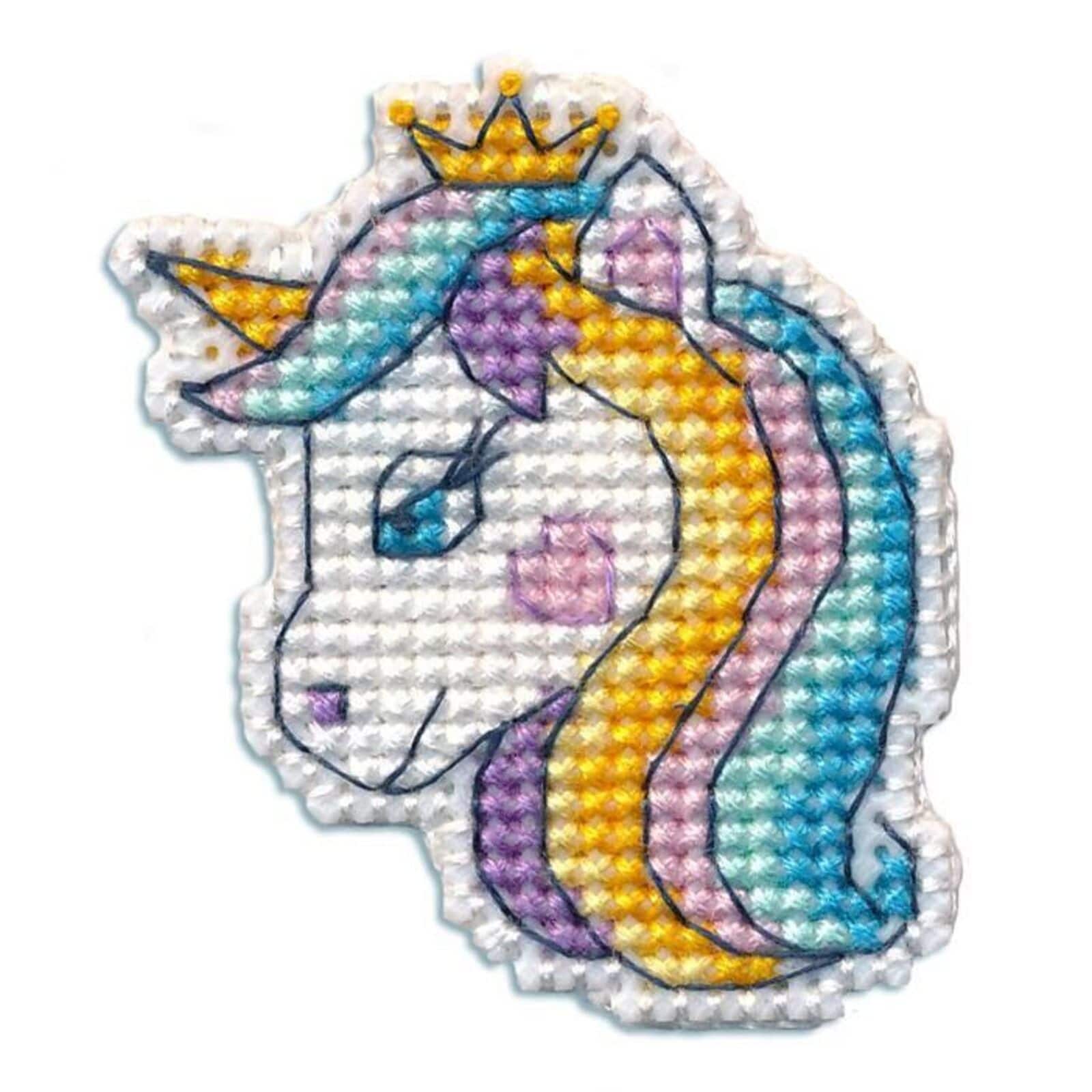 Oven Badge Unicorn-2 Cross Stitch Kit