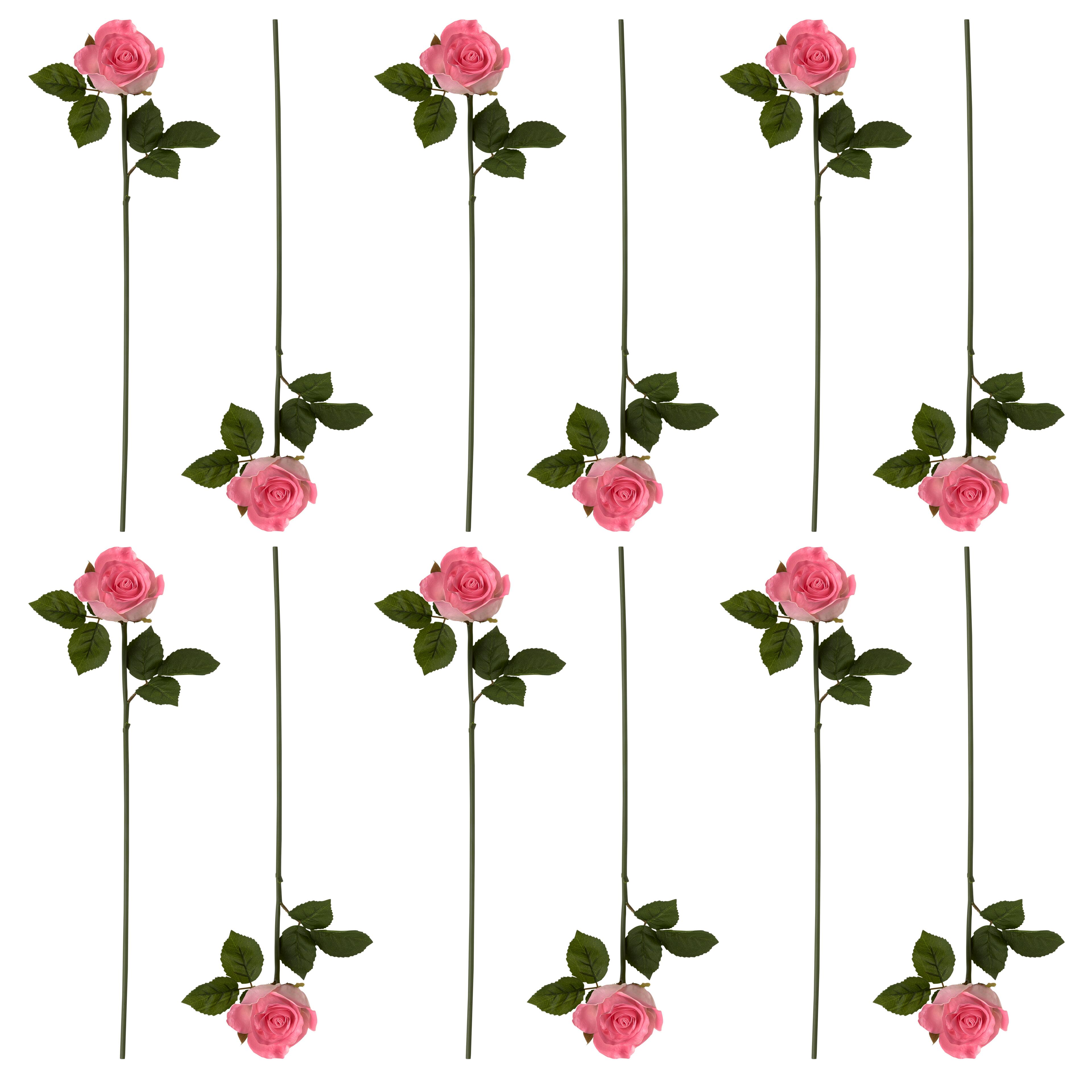 12 Pack: Light Pink Faux Rose by Ashland®