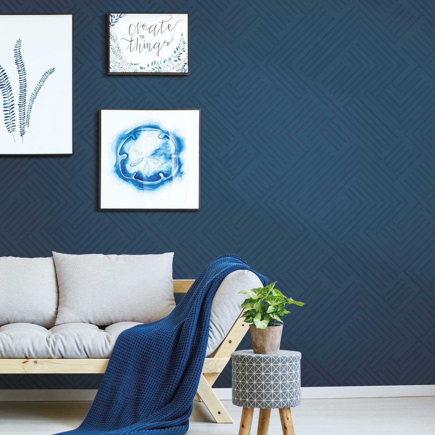 RoomMates Perplexing Peel & Stick Wallpaper