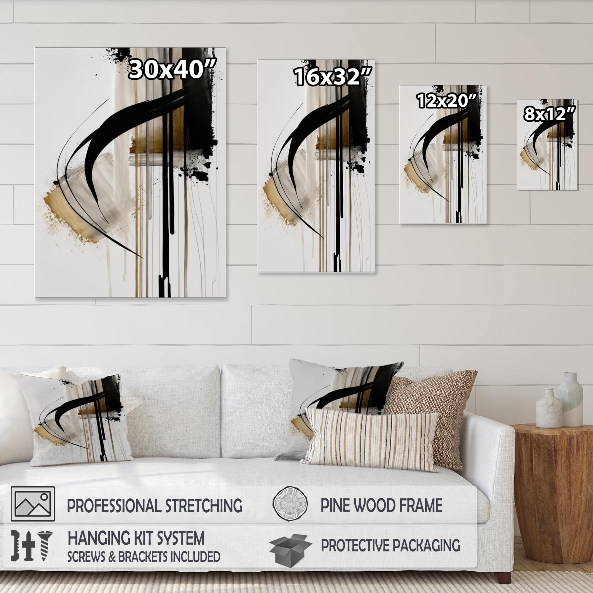 Designart 'Black