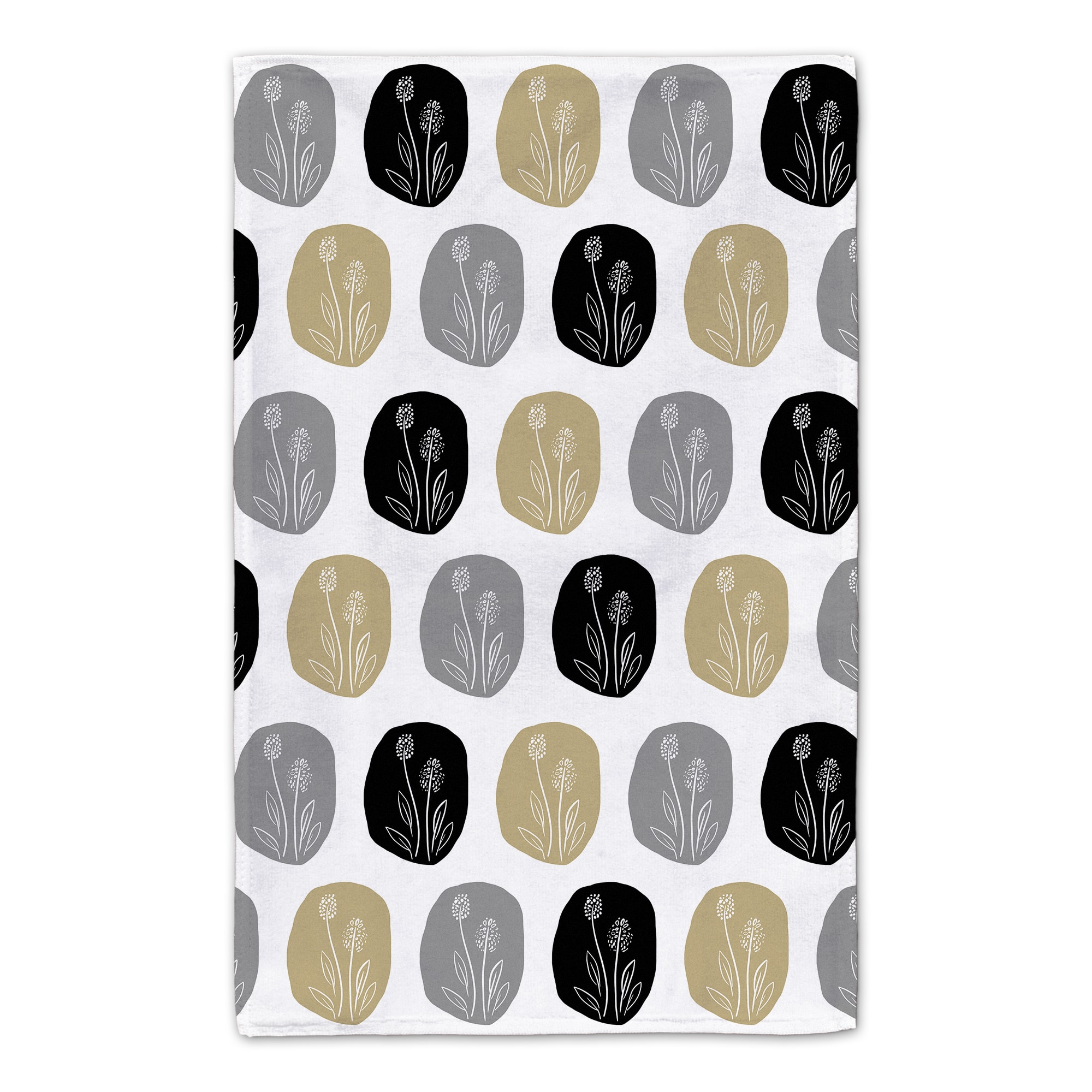 Simple Contour Flower 16" x 25" Tea Towel Set of 2