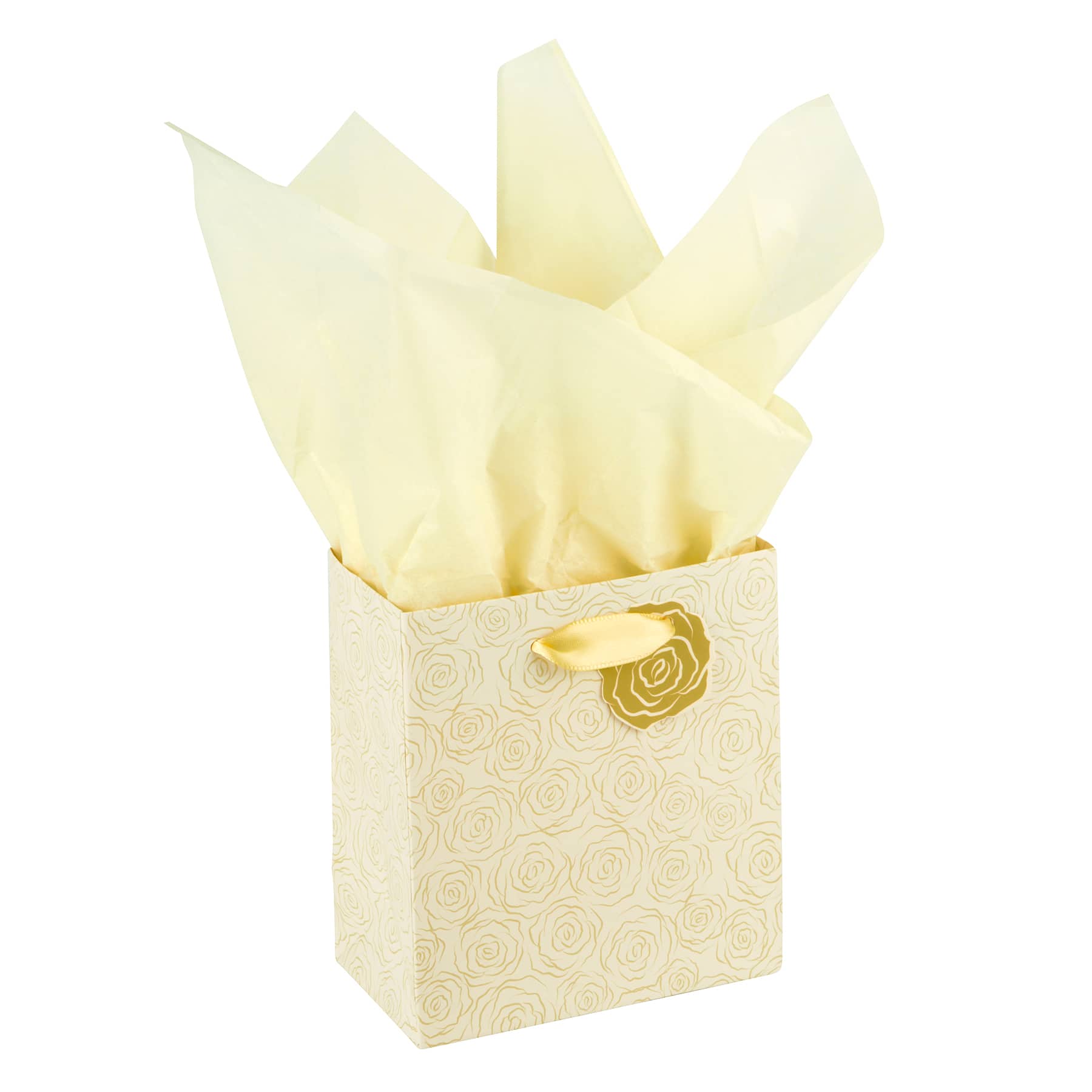 Mini Rose Print Gift Bag with Tissue Paper by Celebrate It™