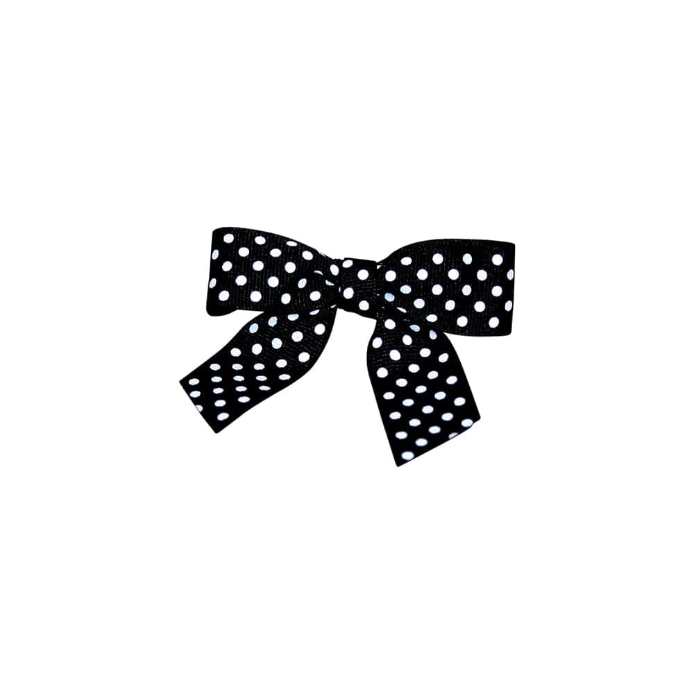 JAM Paper 3.25" Grosgrain Polka Dot Twist Tie Bows