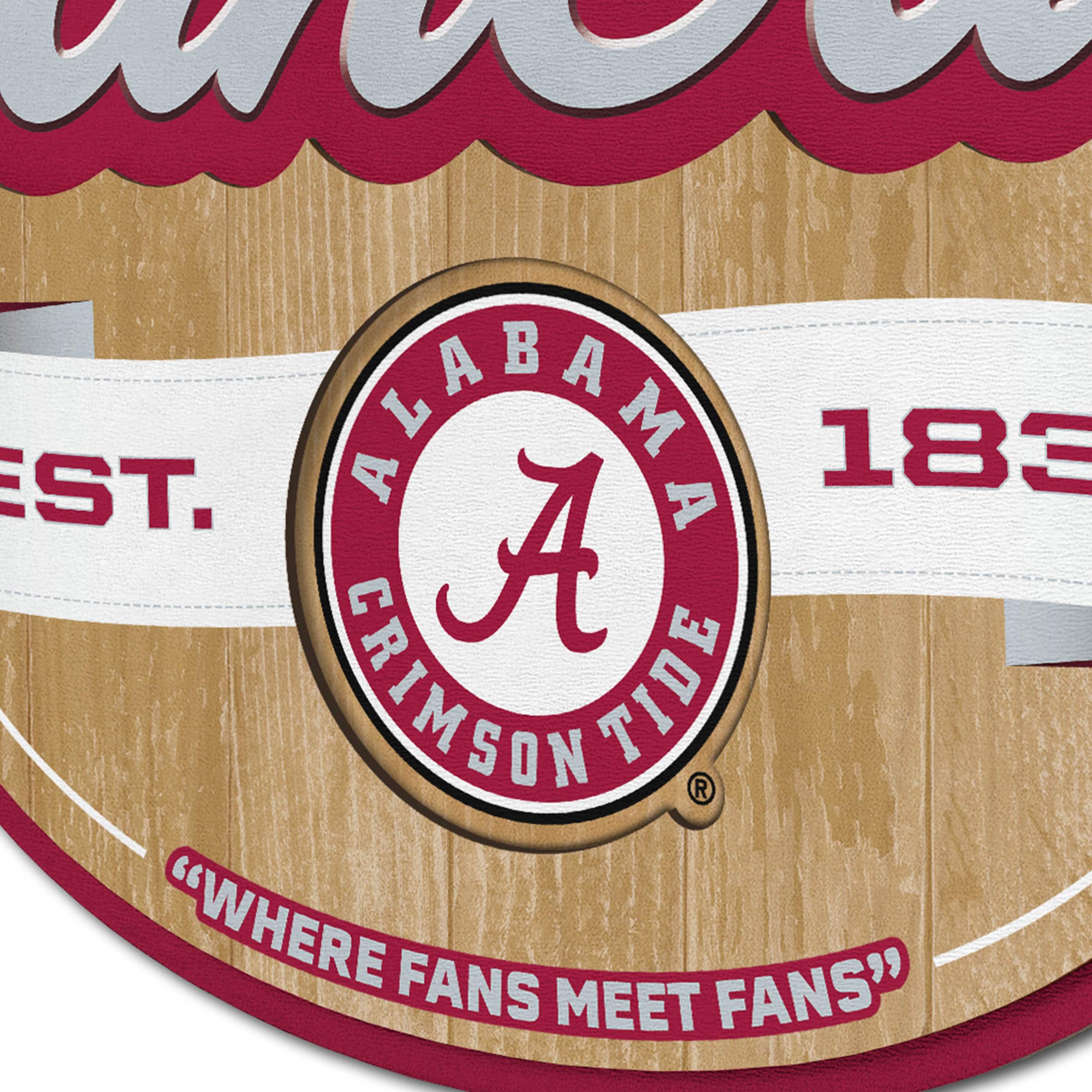 NCAA Fan Cave Sign