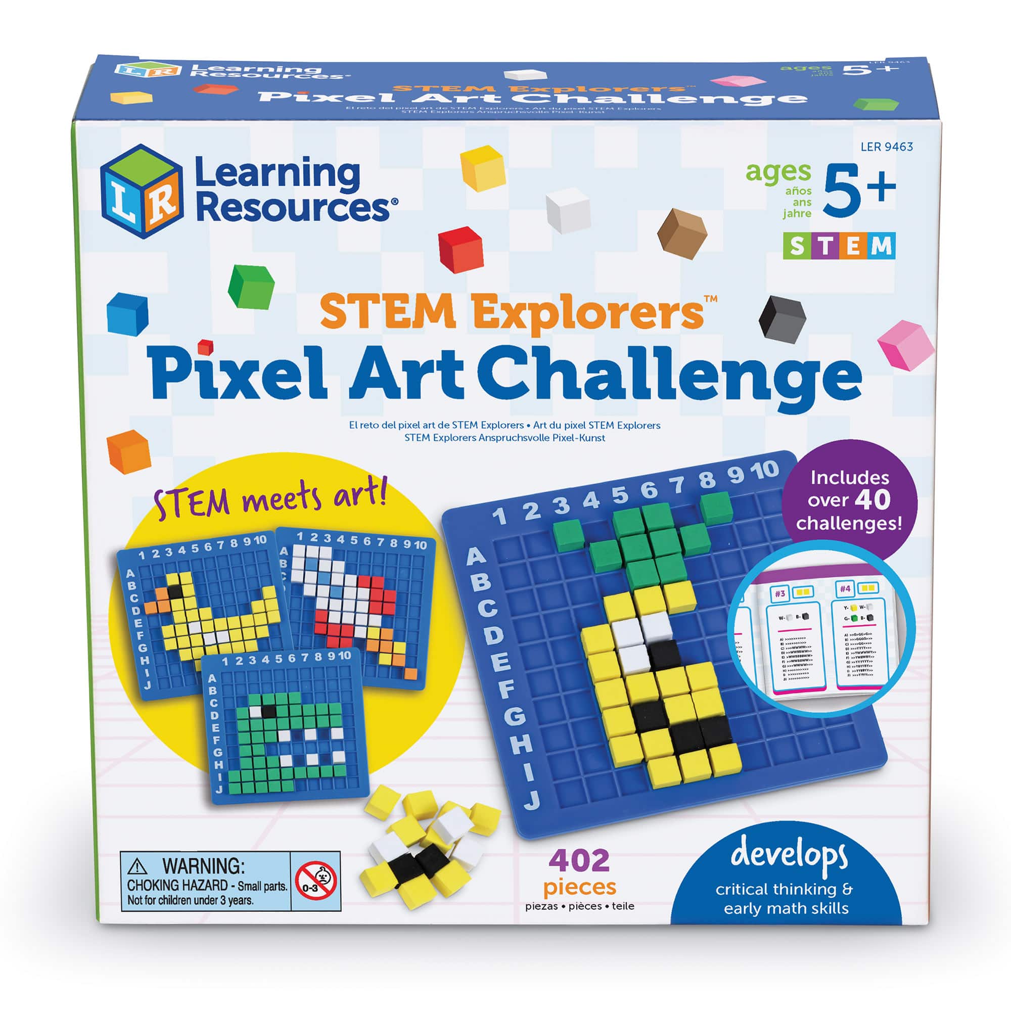 Learning Resources STEM Explorers Pixel Art Challenge