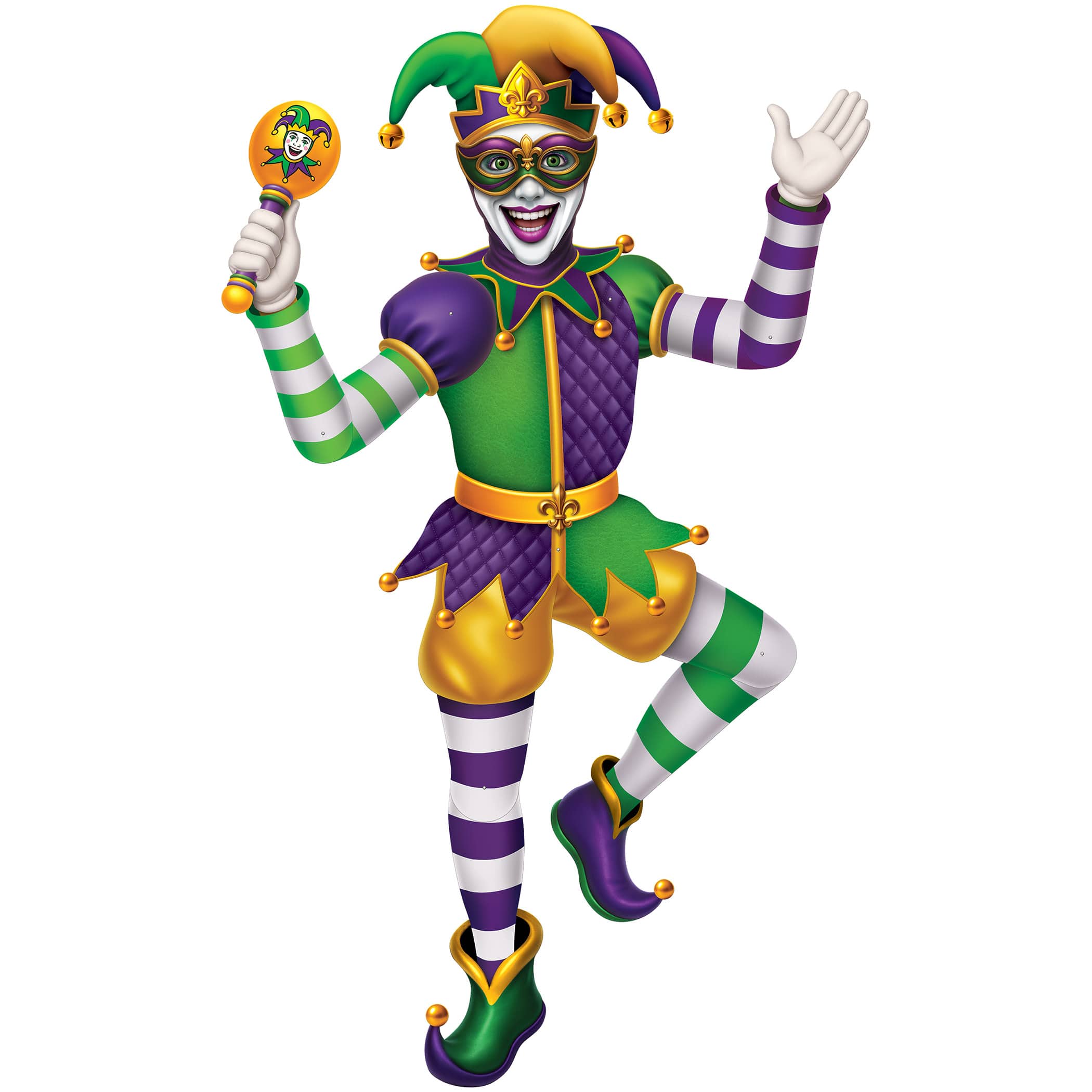 Beistle 3ft. Jointed Mardi Gras Jester