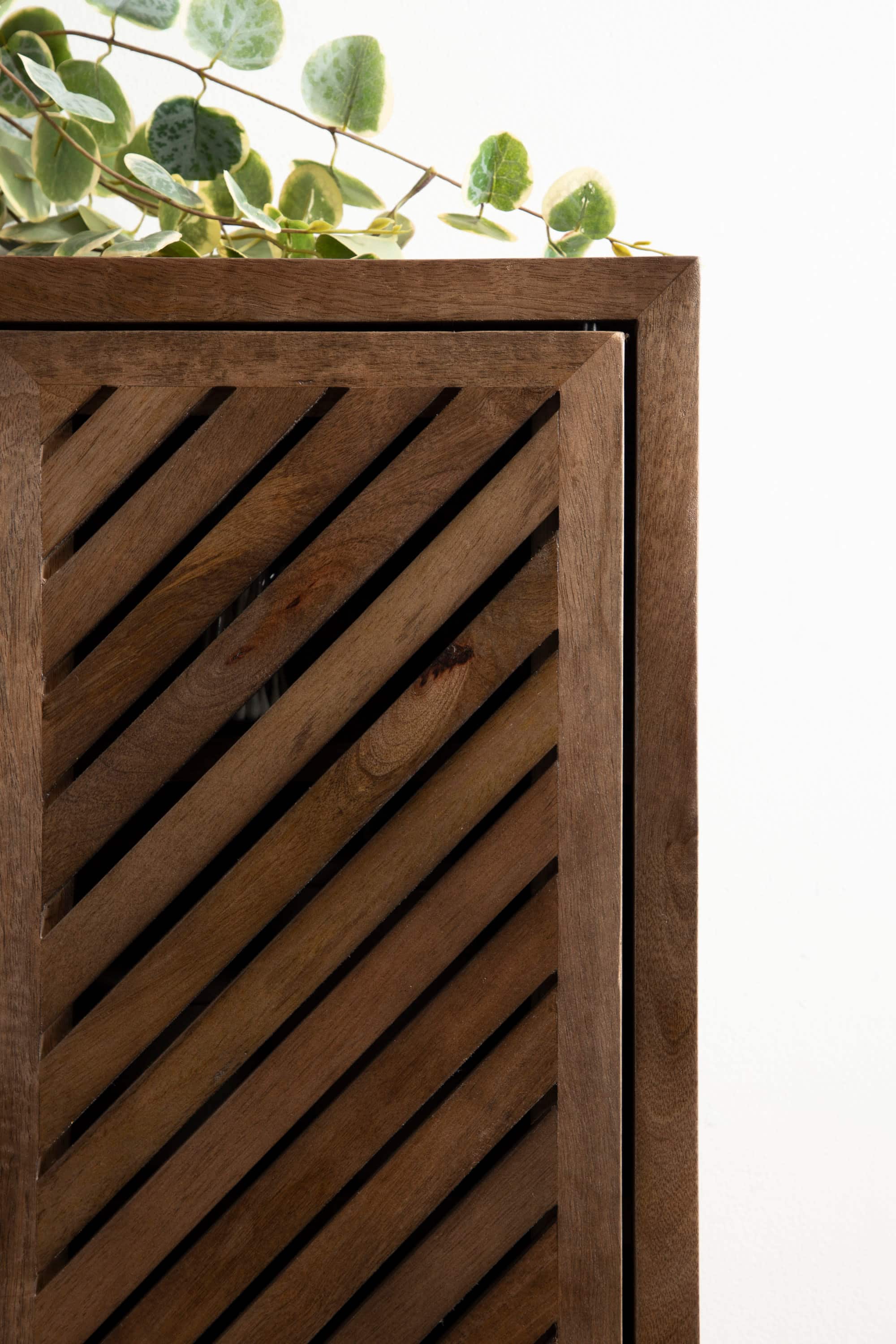 Kate and Laurel Mezzeta Tall Wood Bath Cabinet