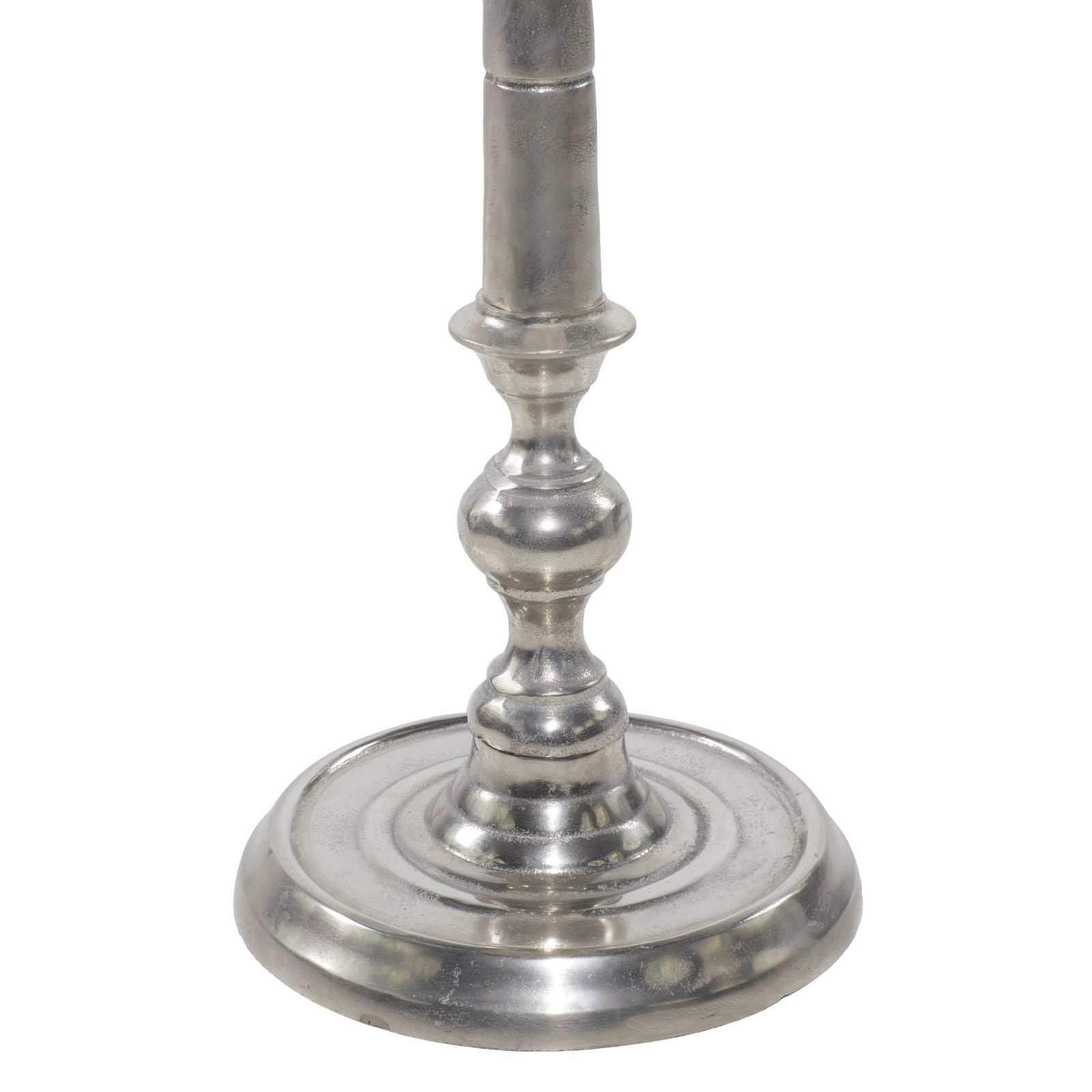 35" Silver Metal Champagne Bottle Holder Bucket
