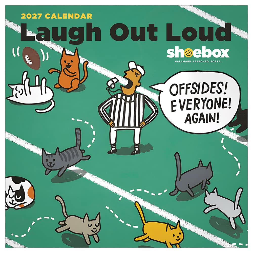 2027 Shoebox: Laugh Out Loud Wall Calendar