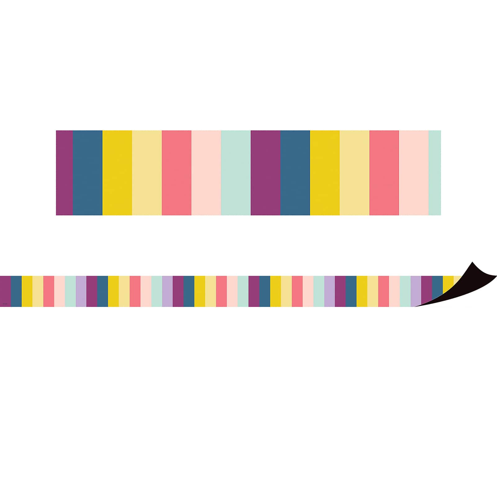 Teacher Created Resources Oh Happy Day Stripes Magnetic Border, 48ft.