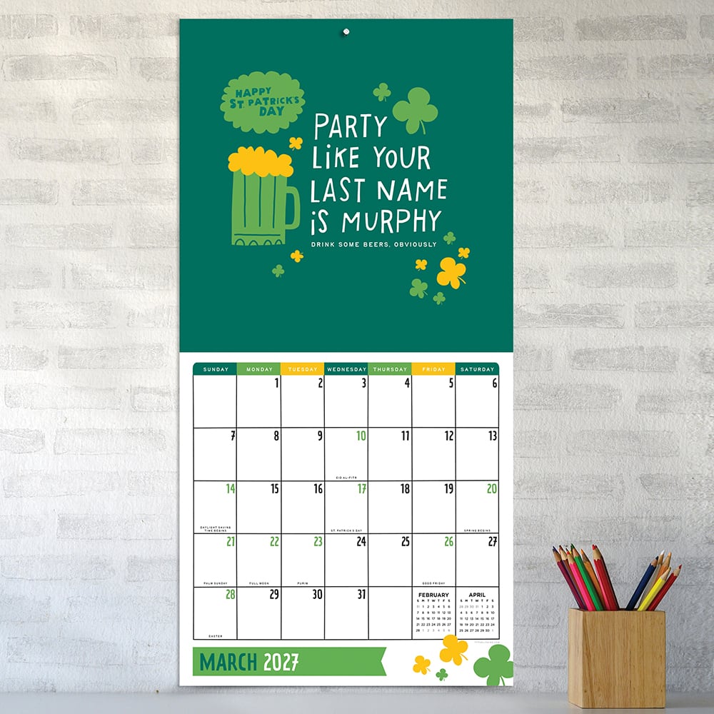 2027 Amy Smyth Humor Wall Calendar