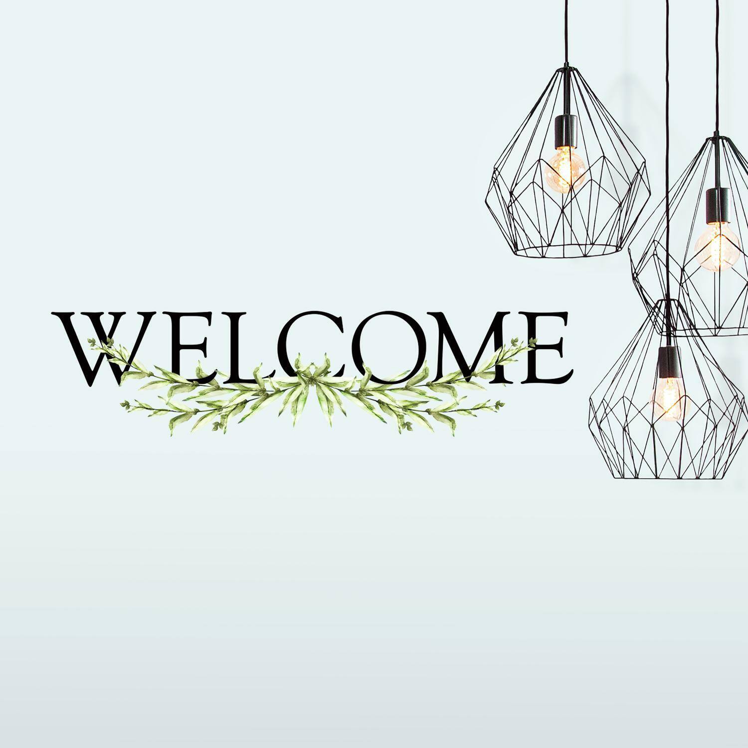 RoomMates Welcome Quote Peel & Stick Wall Decal