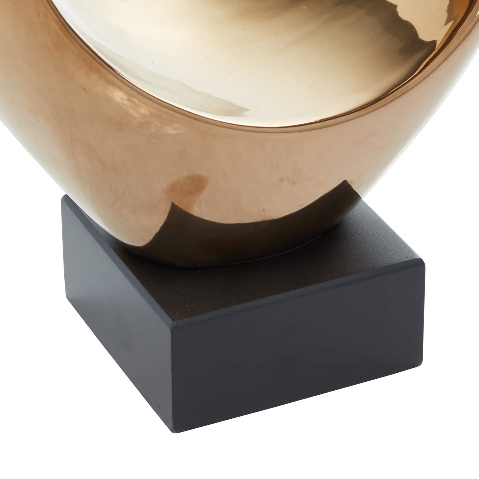 14" Porcelain Modern Abstract Sculpture