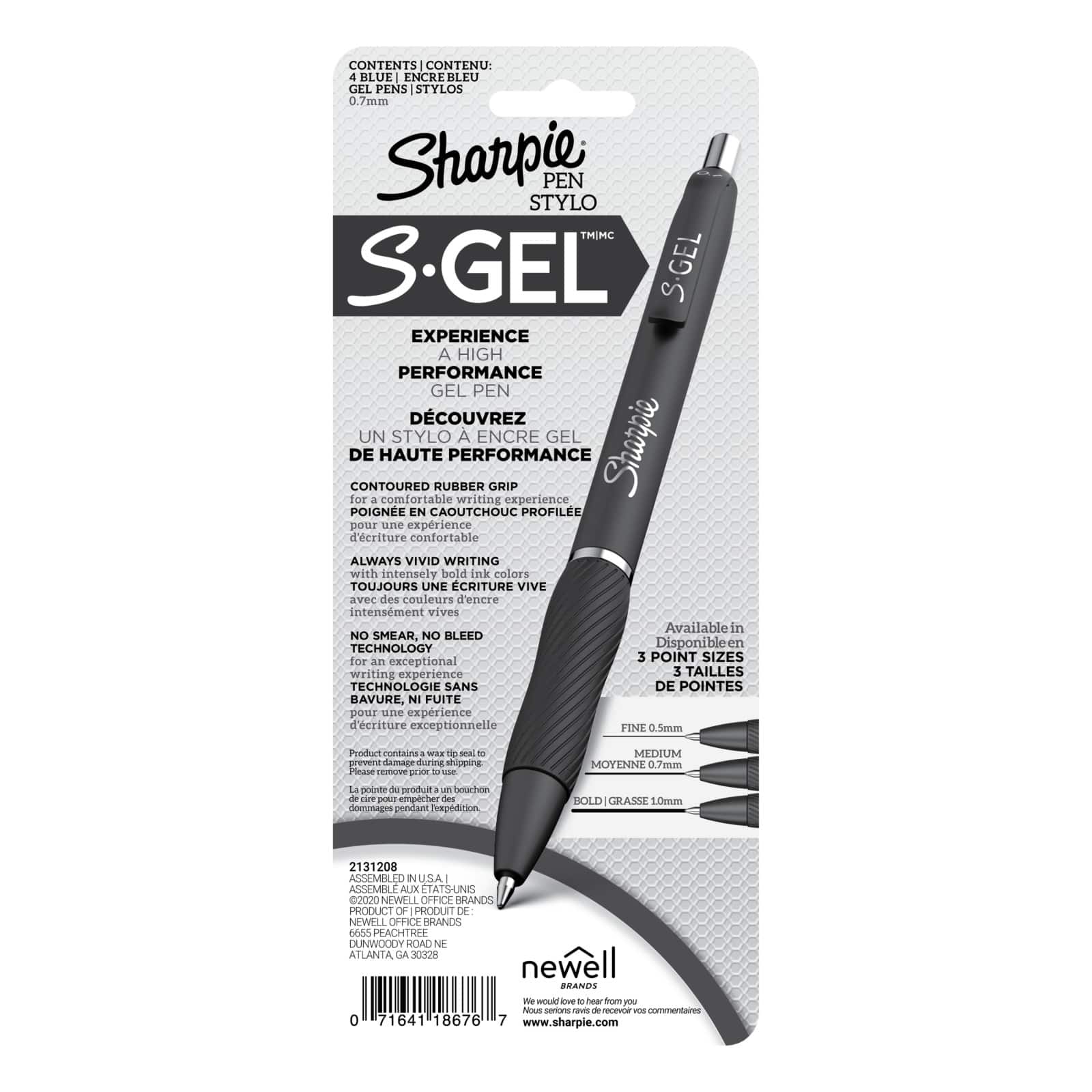 Sharpie® S Gel™ Blue Ink Pen Set