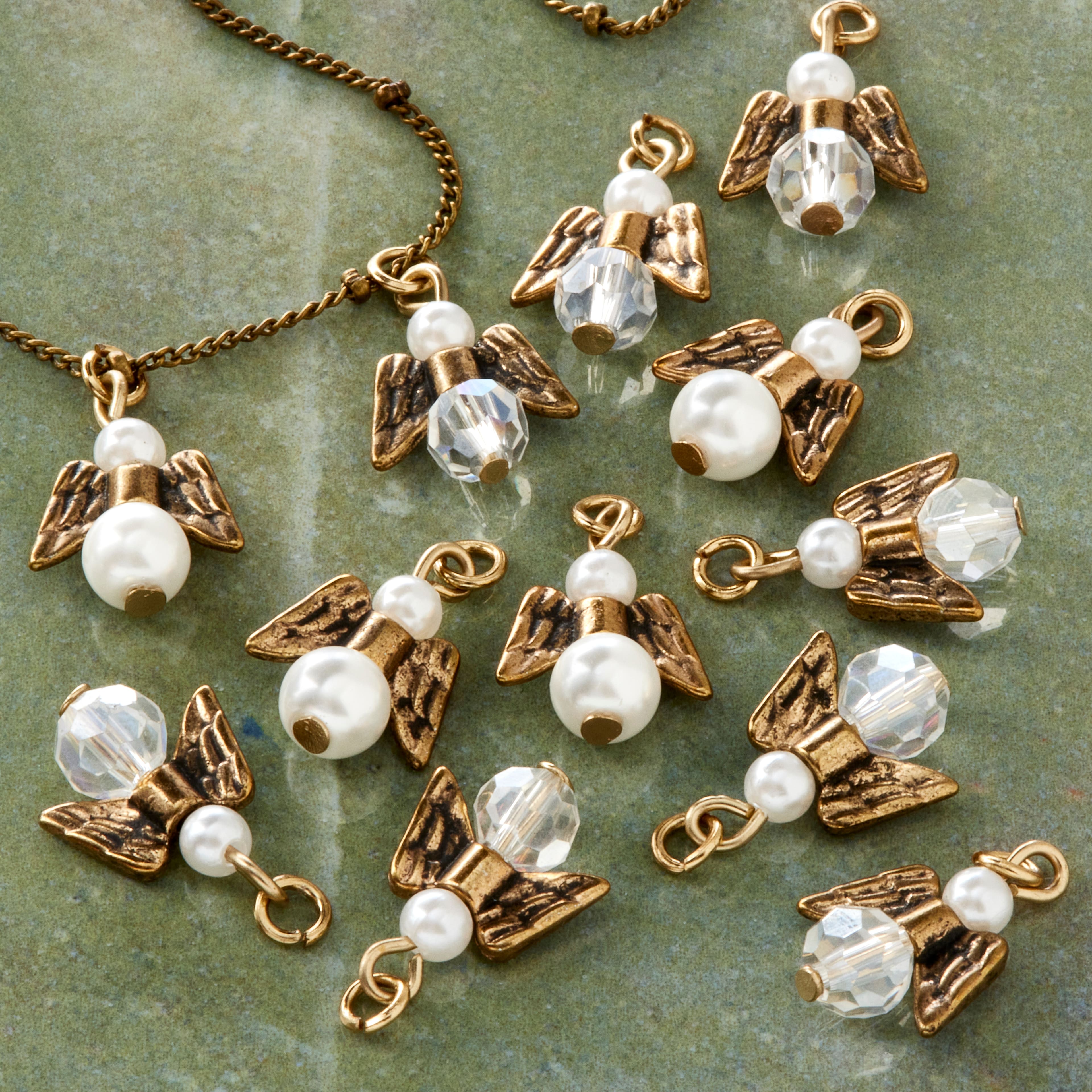 Charmalong™ Gold Angel Charms by Bead Landing™