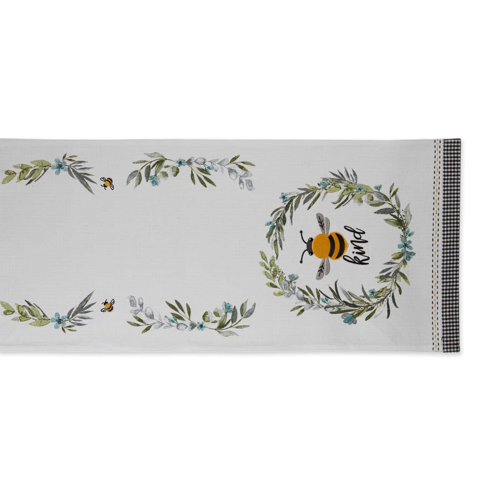 Bee Kind Reversible Embellished Table Runner 14" x 72"