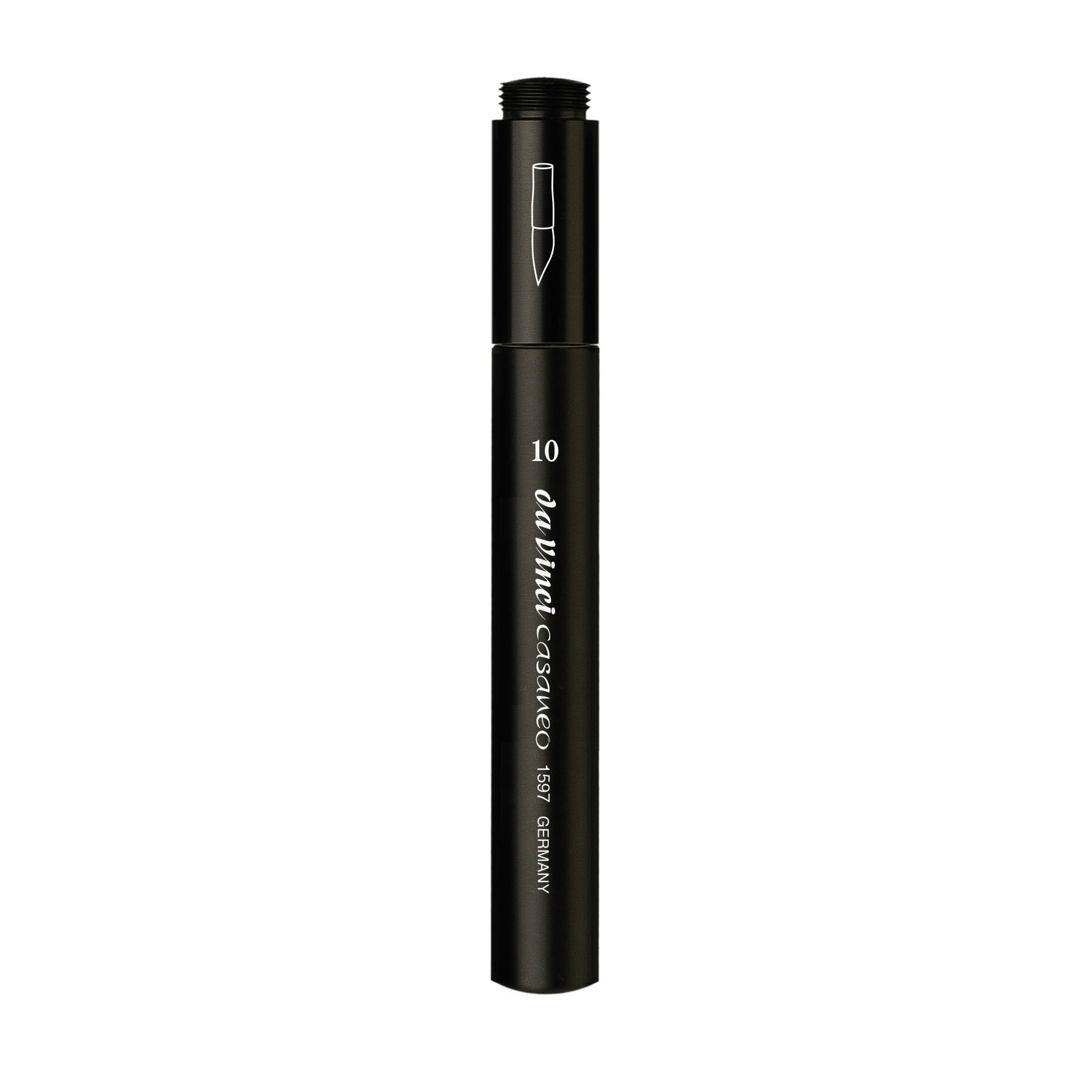 da Vinci CASANEO Series 1597TP Size 10 Synthetic Slanted Edge Travel Pocket Dagger Brush
