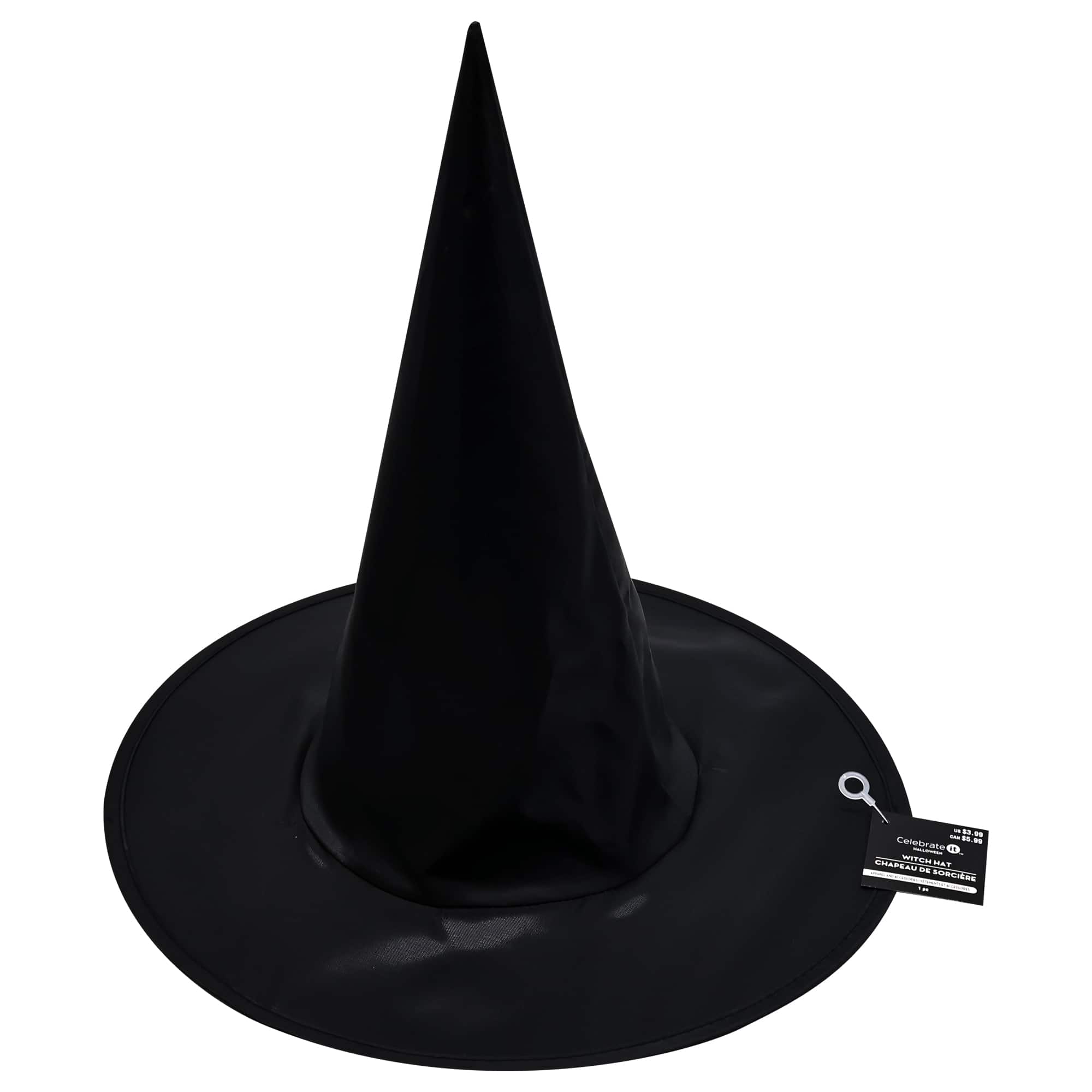 Michaels, Black Witch Hat by Celebrate It™, 1pc. – Category: Halloween Costumes & Accessories