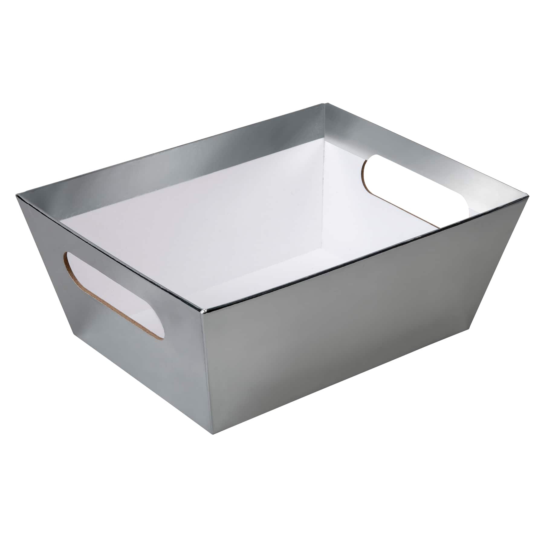 Small Silver Gift Basket by Celebrate It™