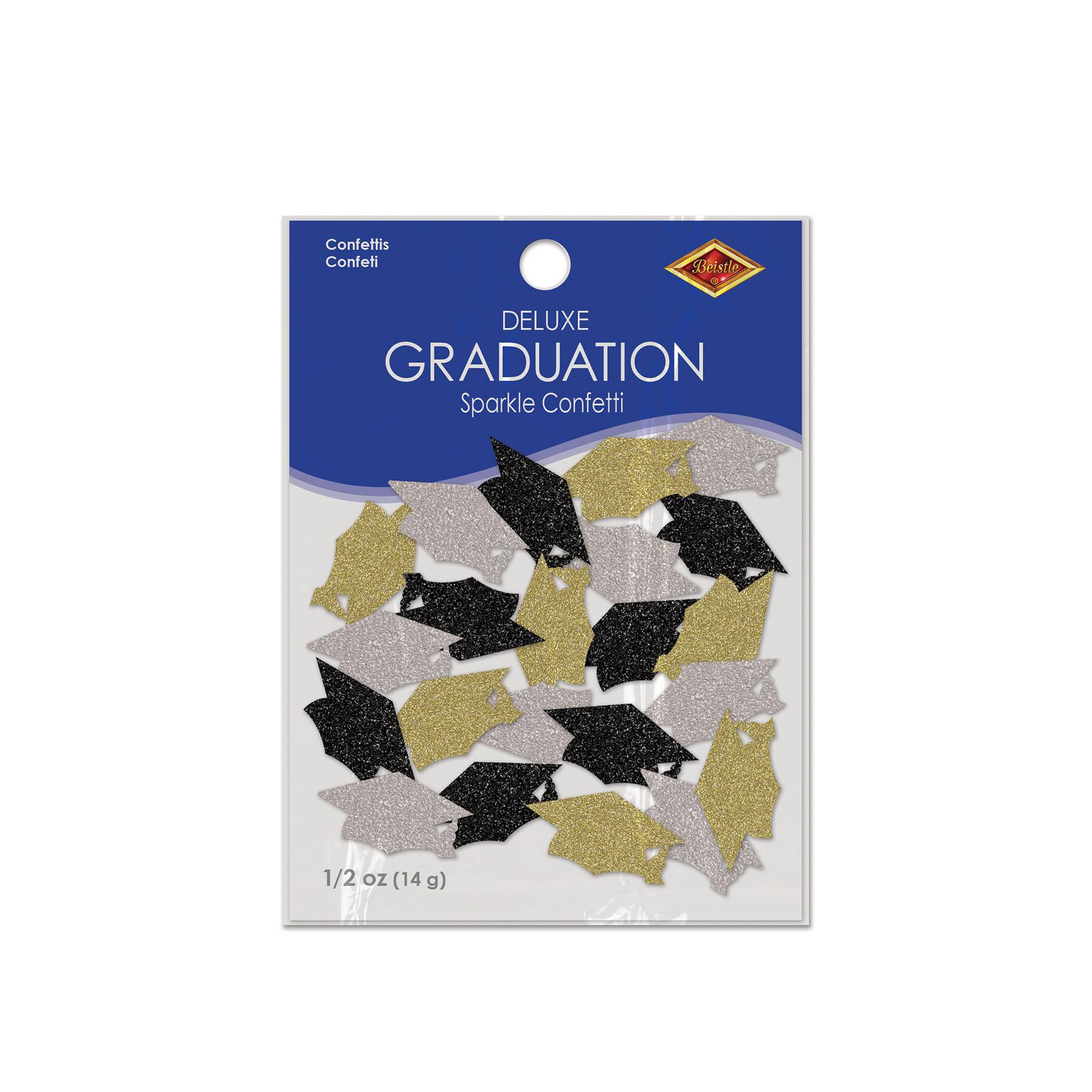 Beistle 1/2oz. Graduation Deluxe Sparkle Confetti Packs, 2 ct.