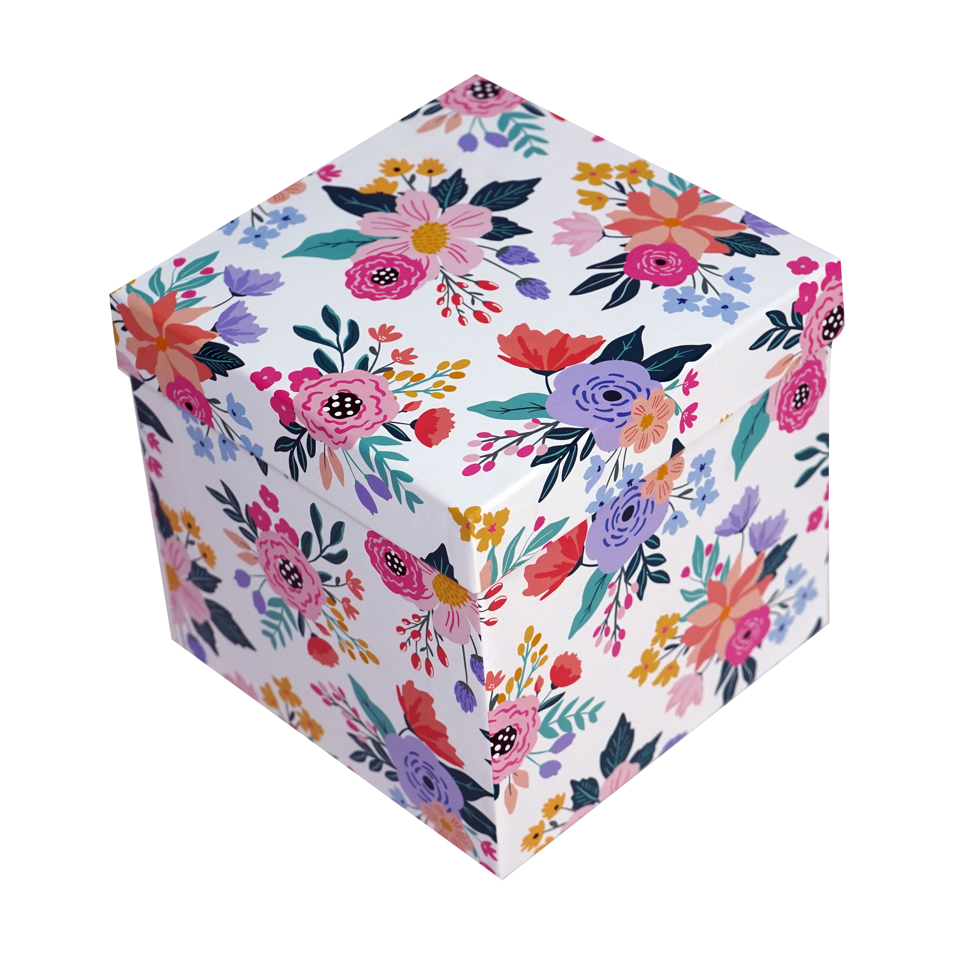 6" Floral Cube Gift Box by Celebrate It™