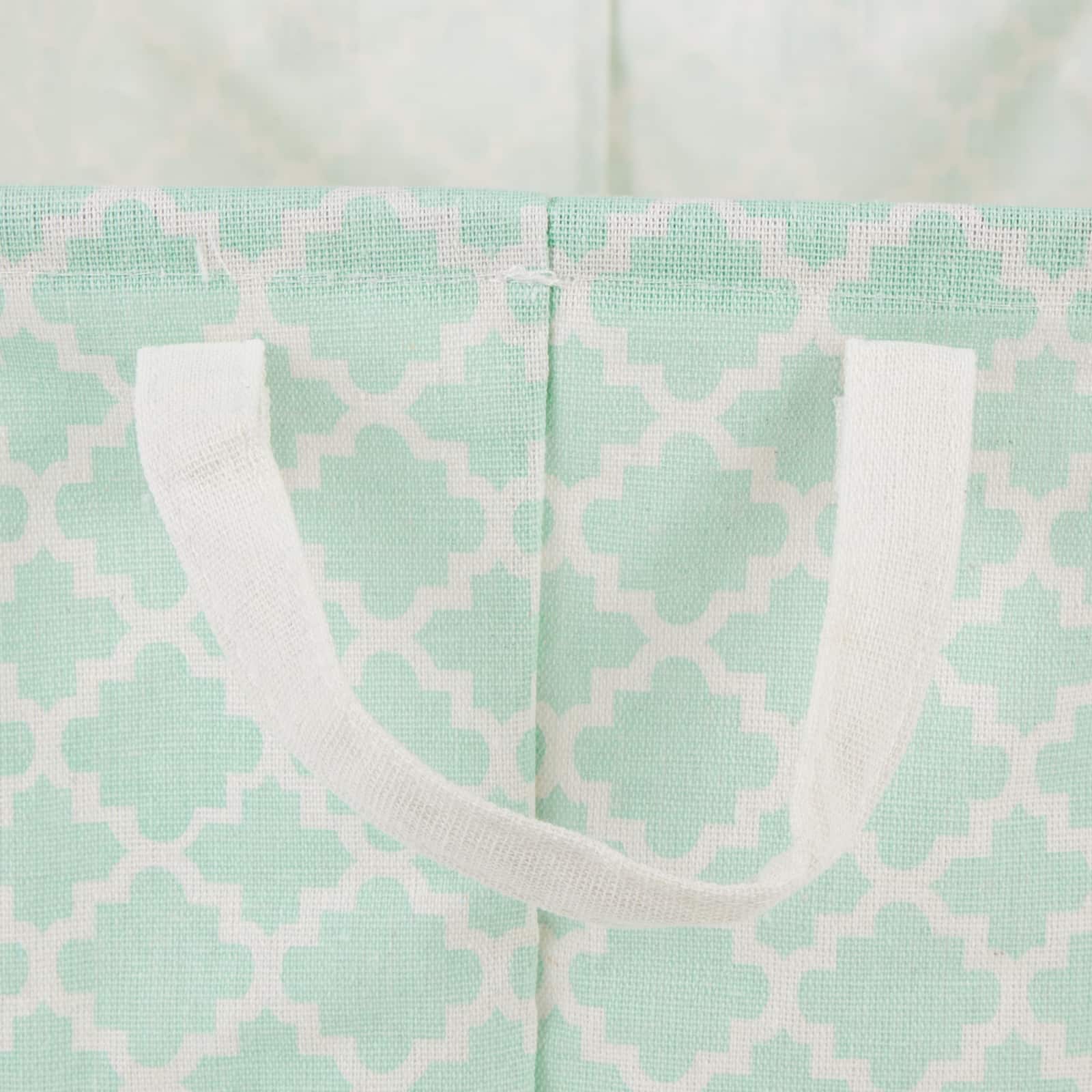 DII® Large Lattice PE-Coated Cotton Polyester Laundry Bin