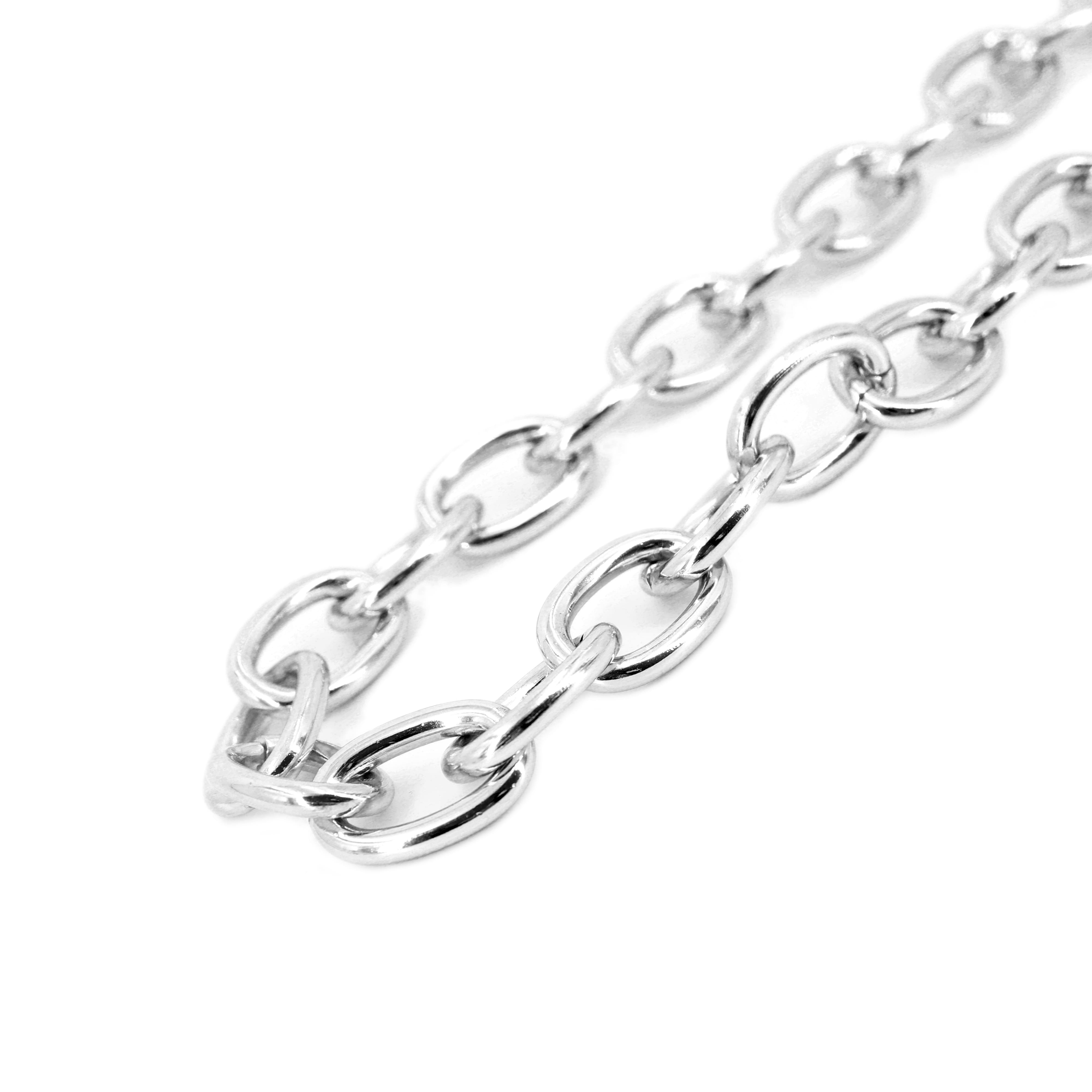20" Rhodium-Coloured Chunky Chain Necklace by Bead Landing™