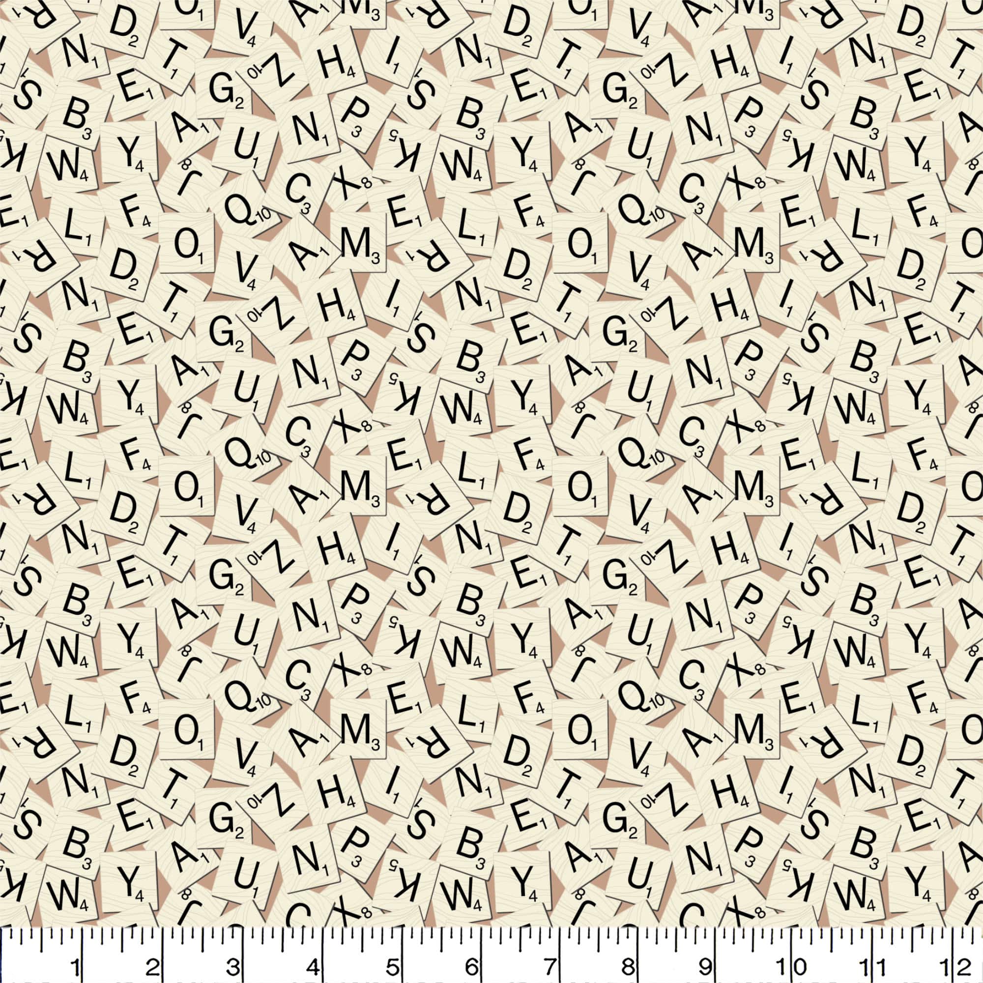 Camelot® Fabrics Scrabble® Tiles Cotton Fabric