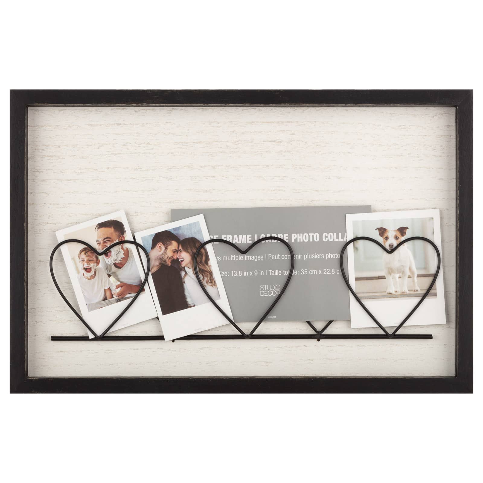 5 Opening Black Wire Heart Collage Frame by Studio Décor®