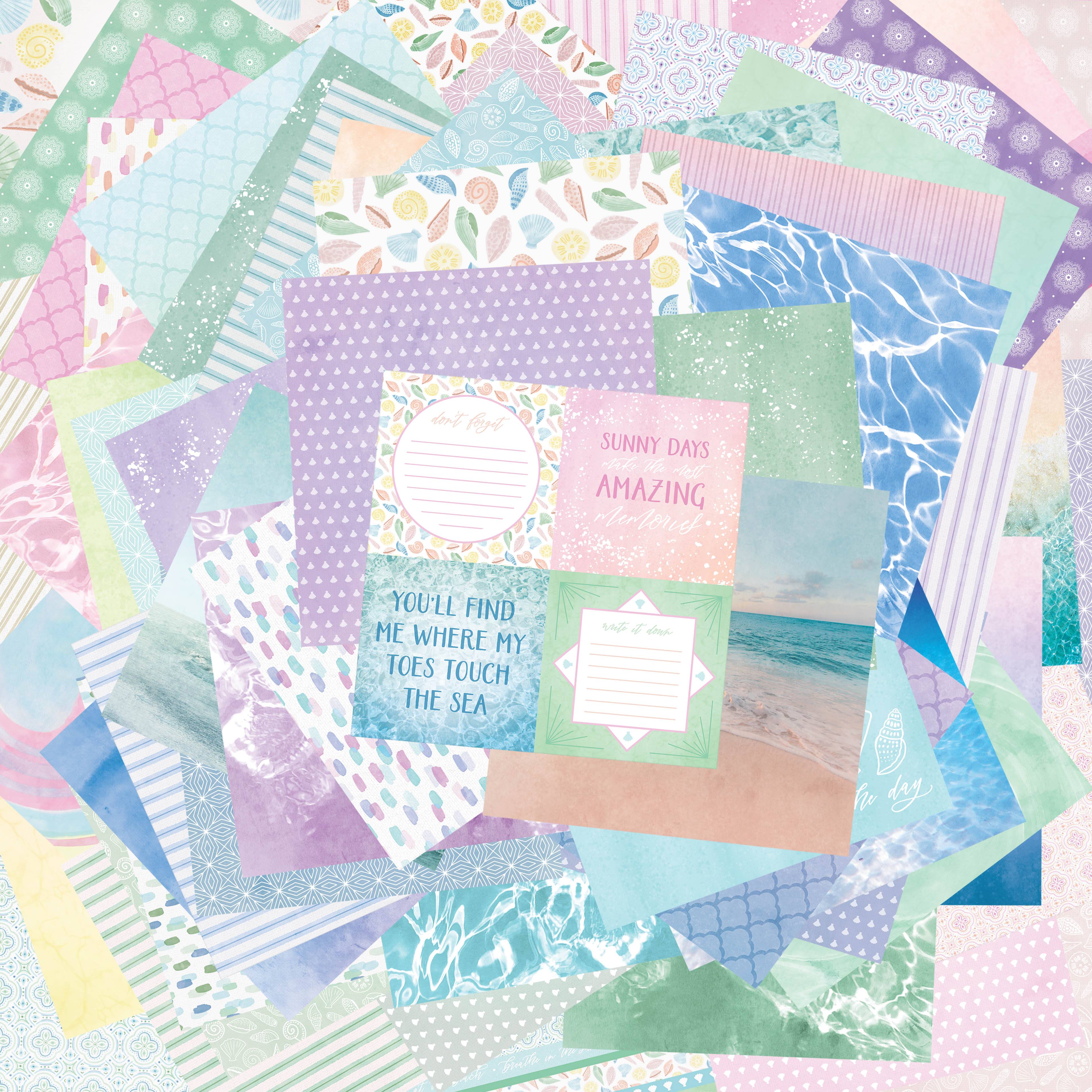 9 Pack: 12" x 12" Seaglass Paper Pad by Recollections™