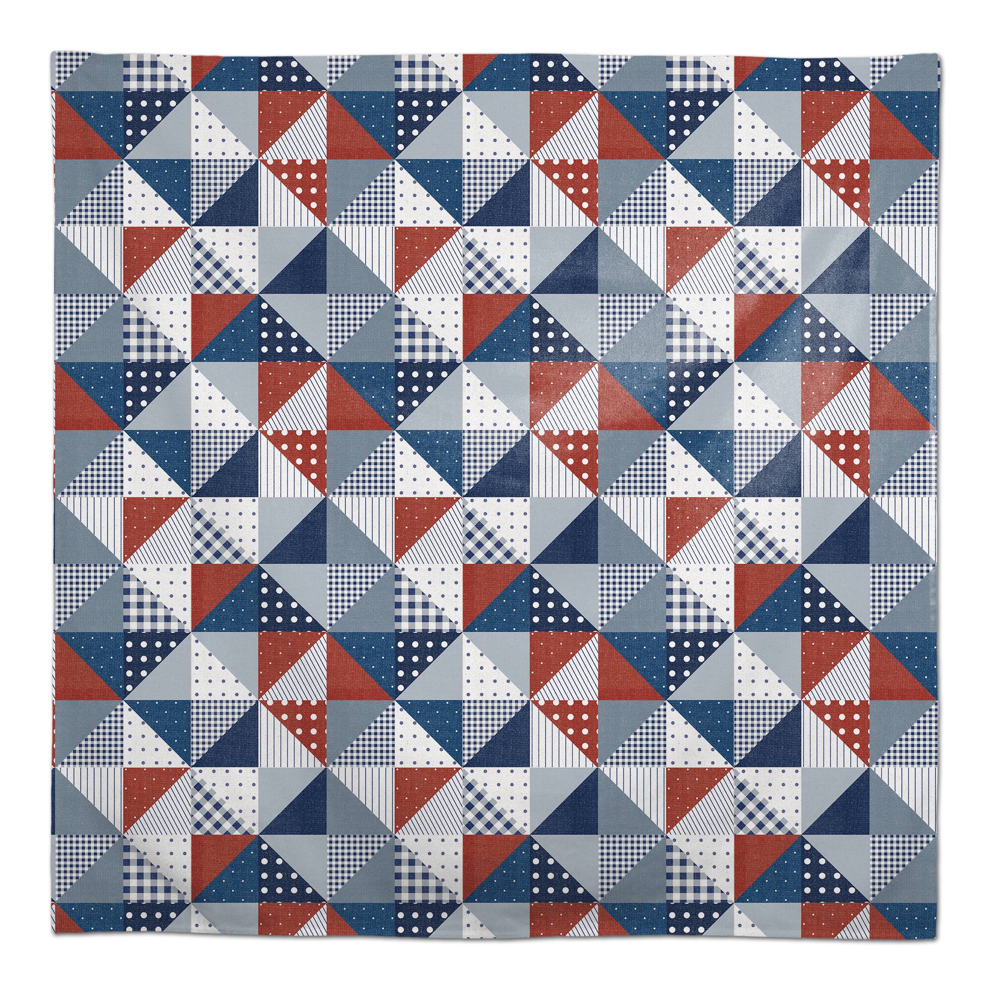 Patchwork Quilt Tablecloth, 58" x 58"
