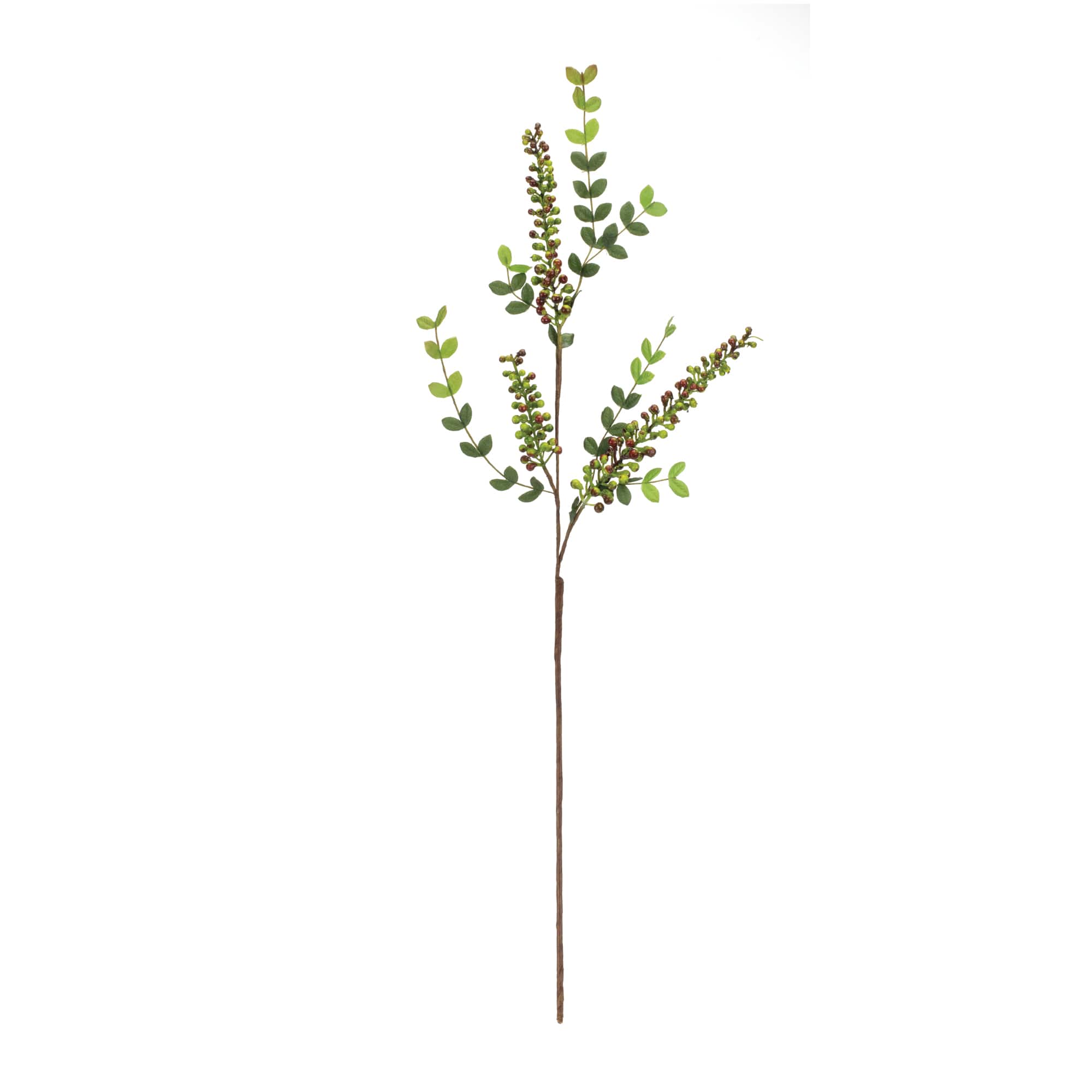 32" Variegated Red Berry Foliage Sprays, 6ct.