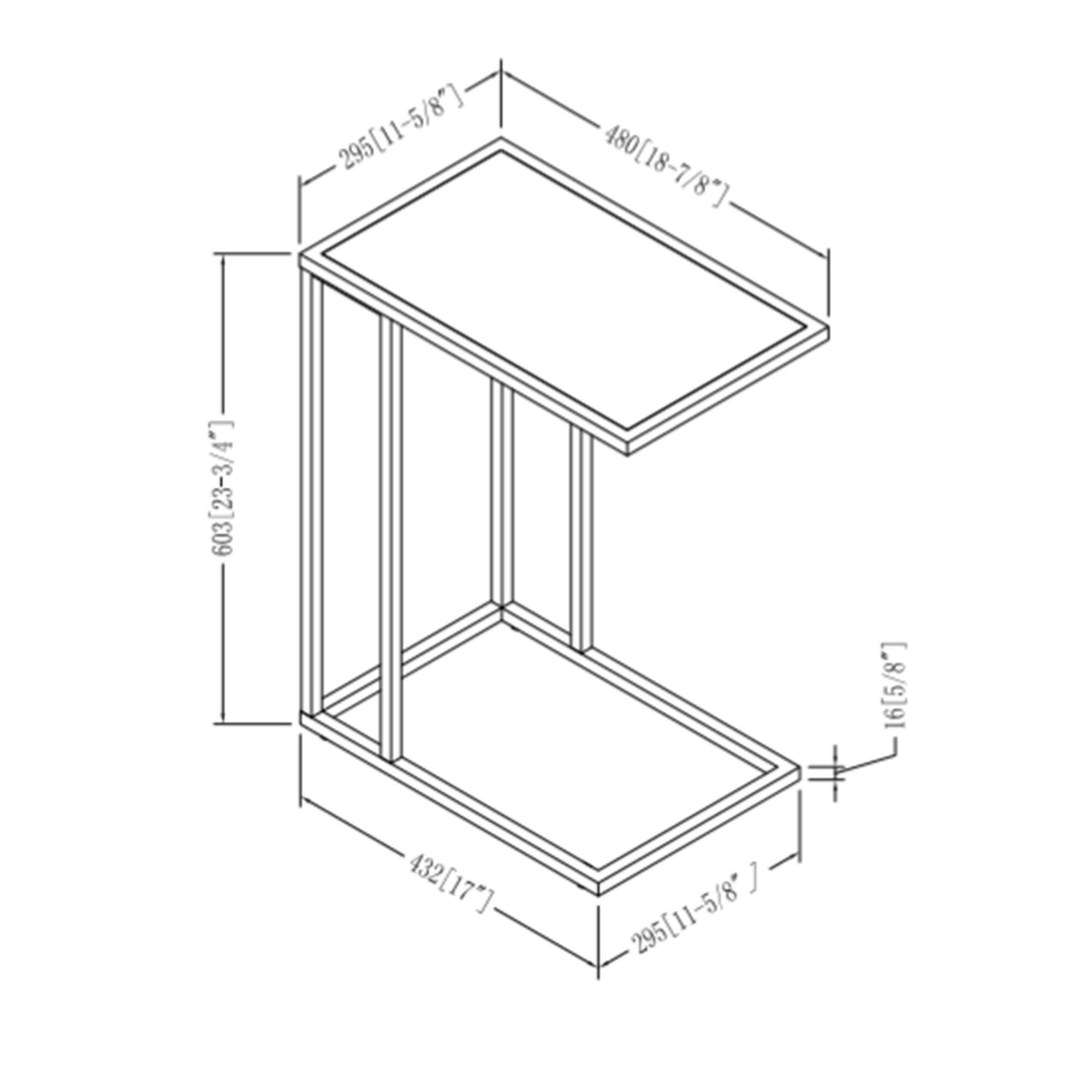 Walker Edison Modern End C Table