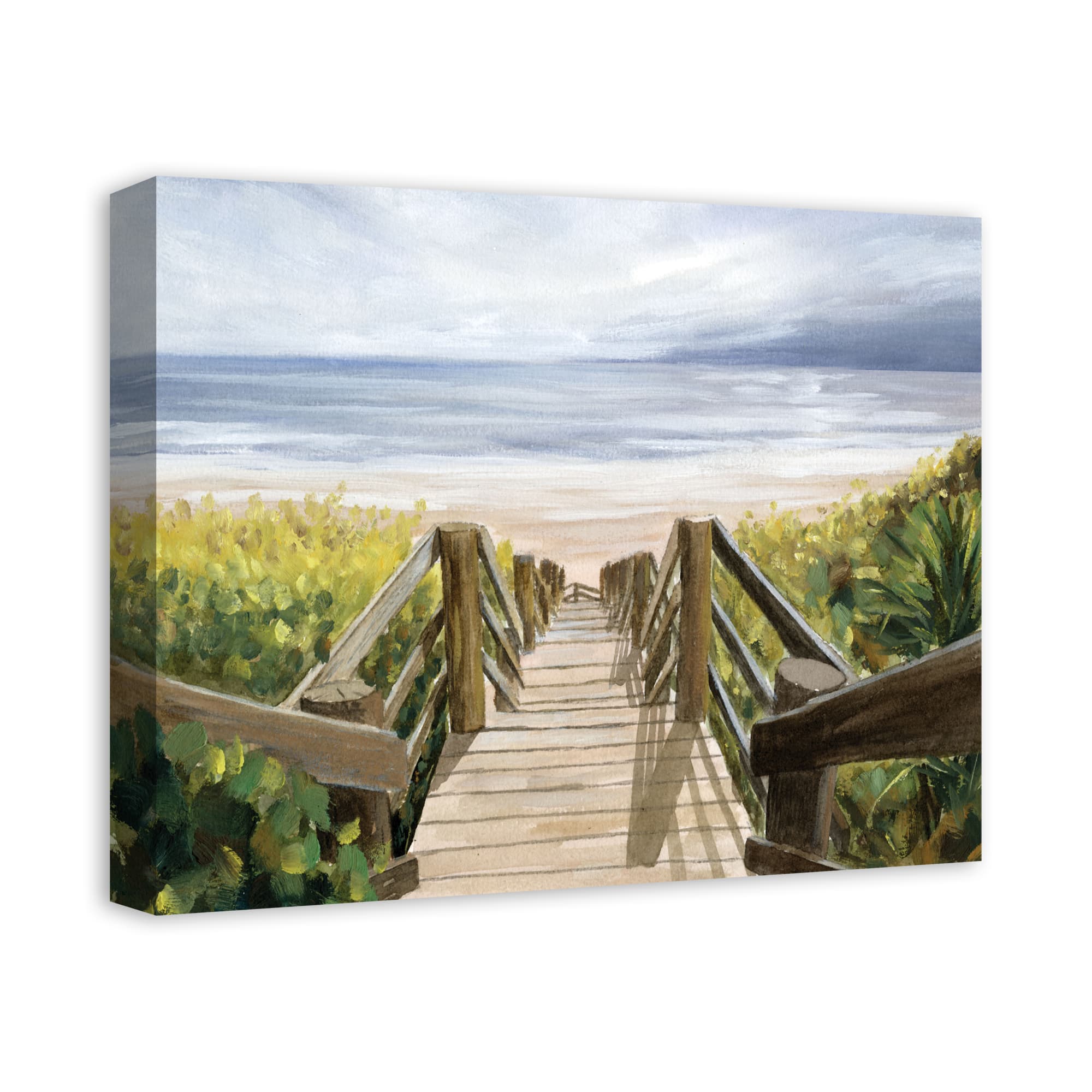 Coastal Boardwalk 20" x 16" Canvas Wall Art