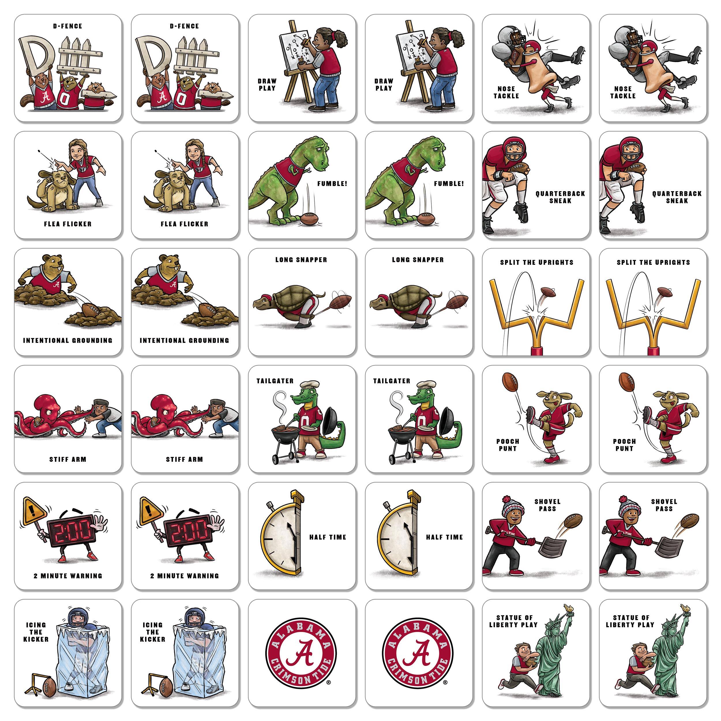College Team Licensed Memory Match Game