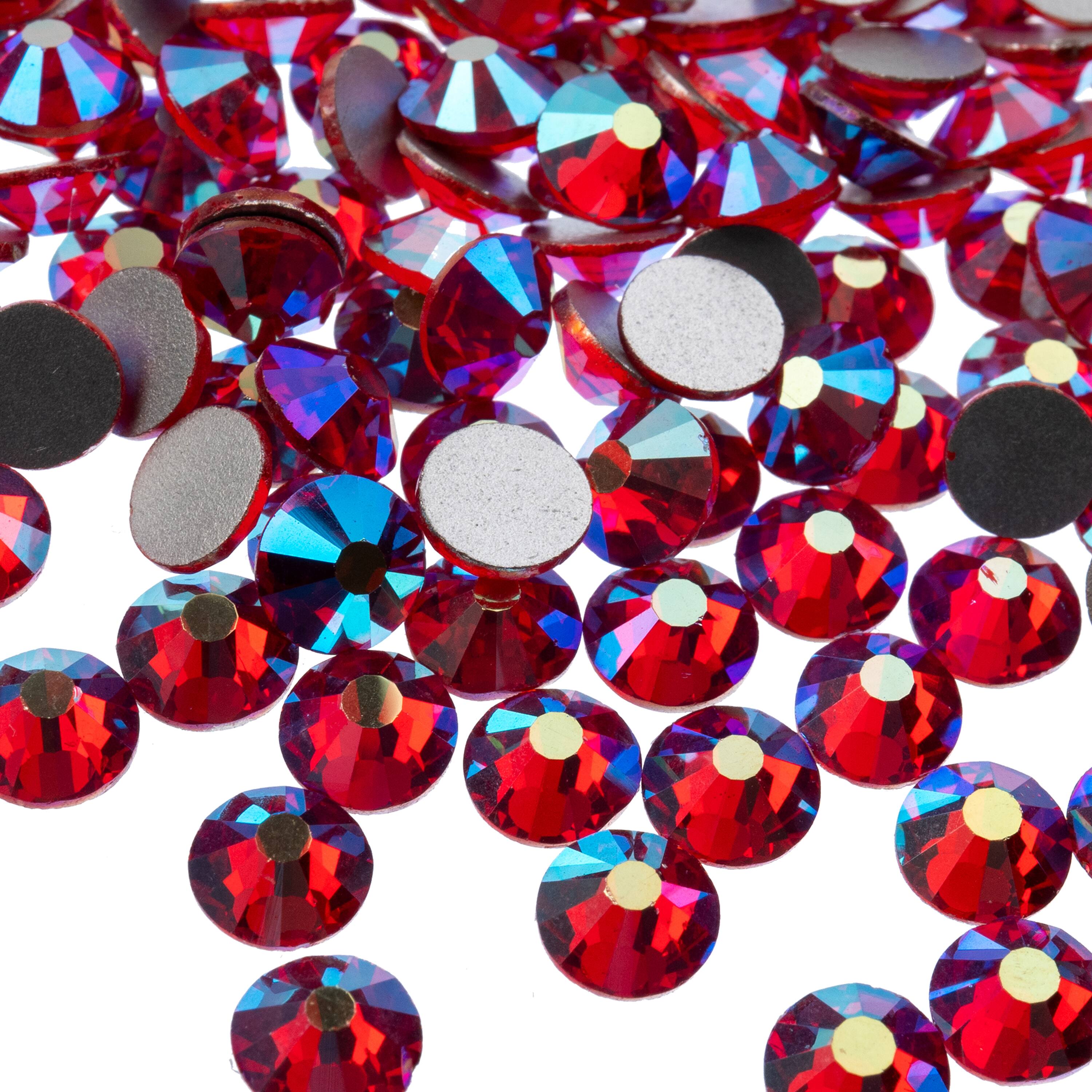 John Bead Crystal Lane SS30 Glass Round Flatback Rhinestones, 72ct.