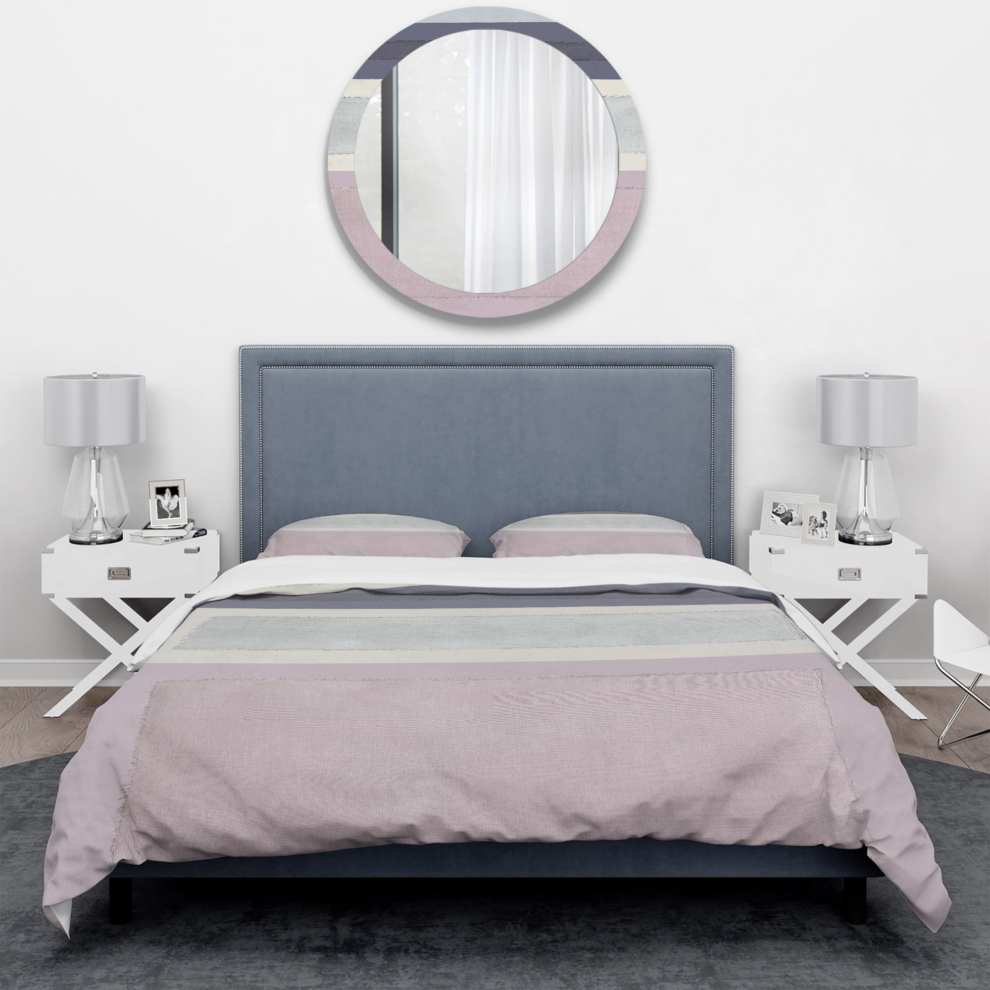 Designart 'Painted Weaving IV FB' Geometric Bedding Set