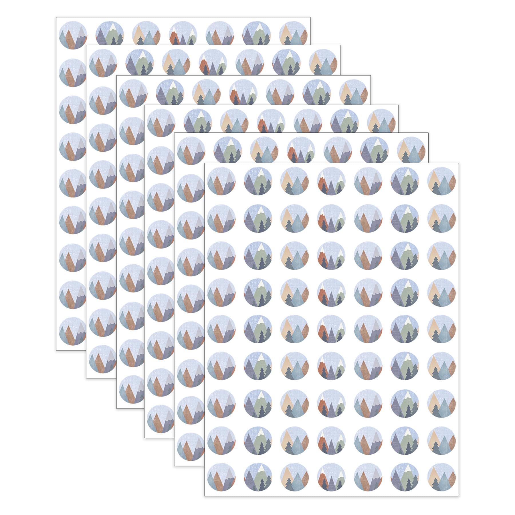 Teacher Created Resources® Moving Mountains Mini Stickers, 6 Packs of 378