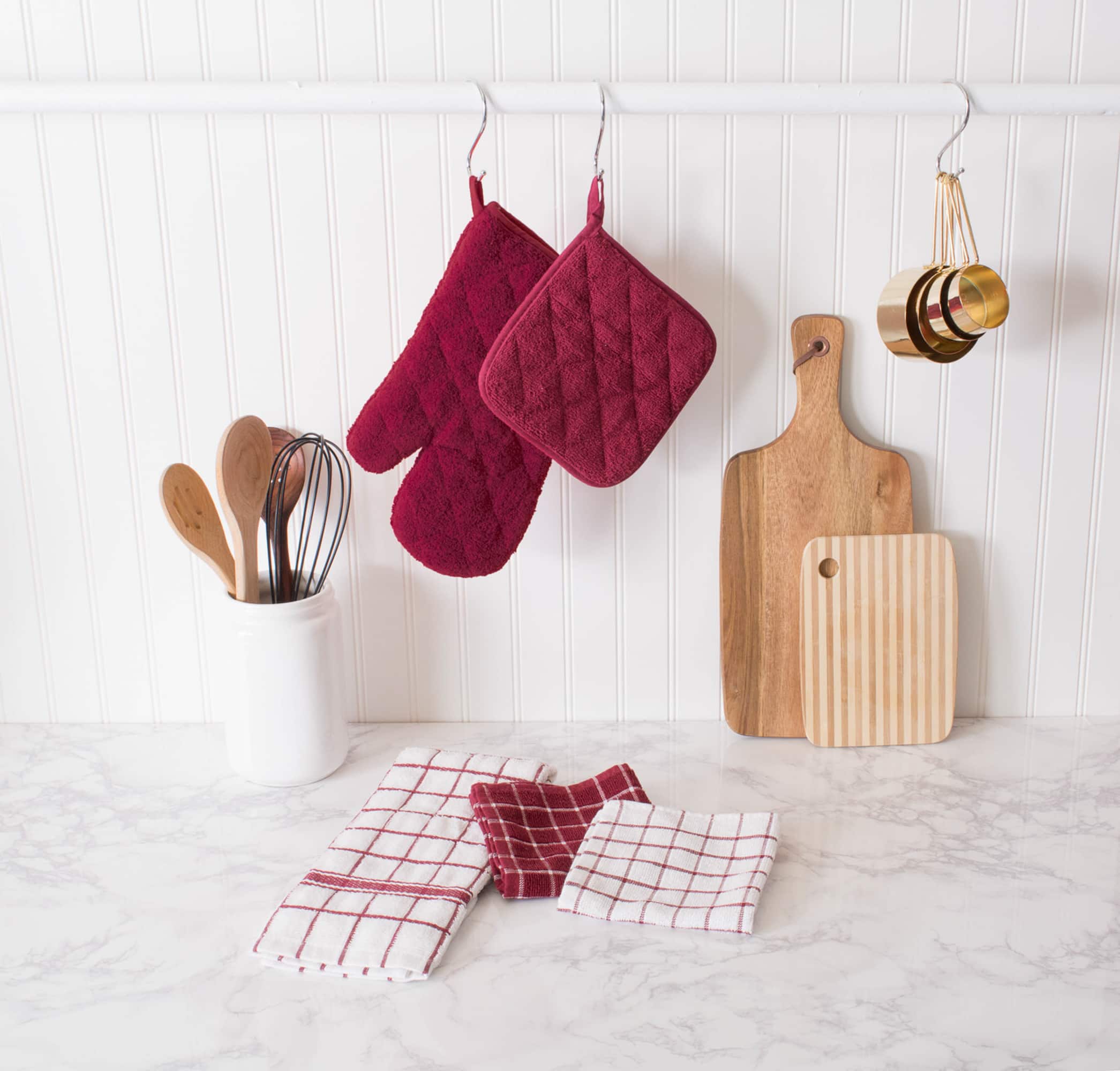 DII® Wine Combo Windowpane Dishcloth (Set of 6)
