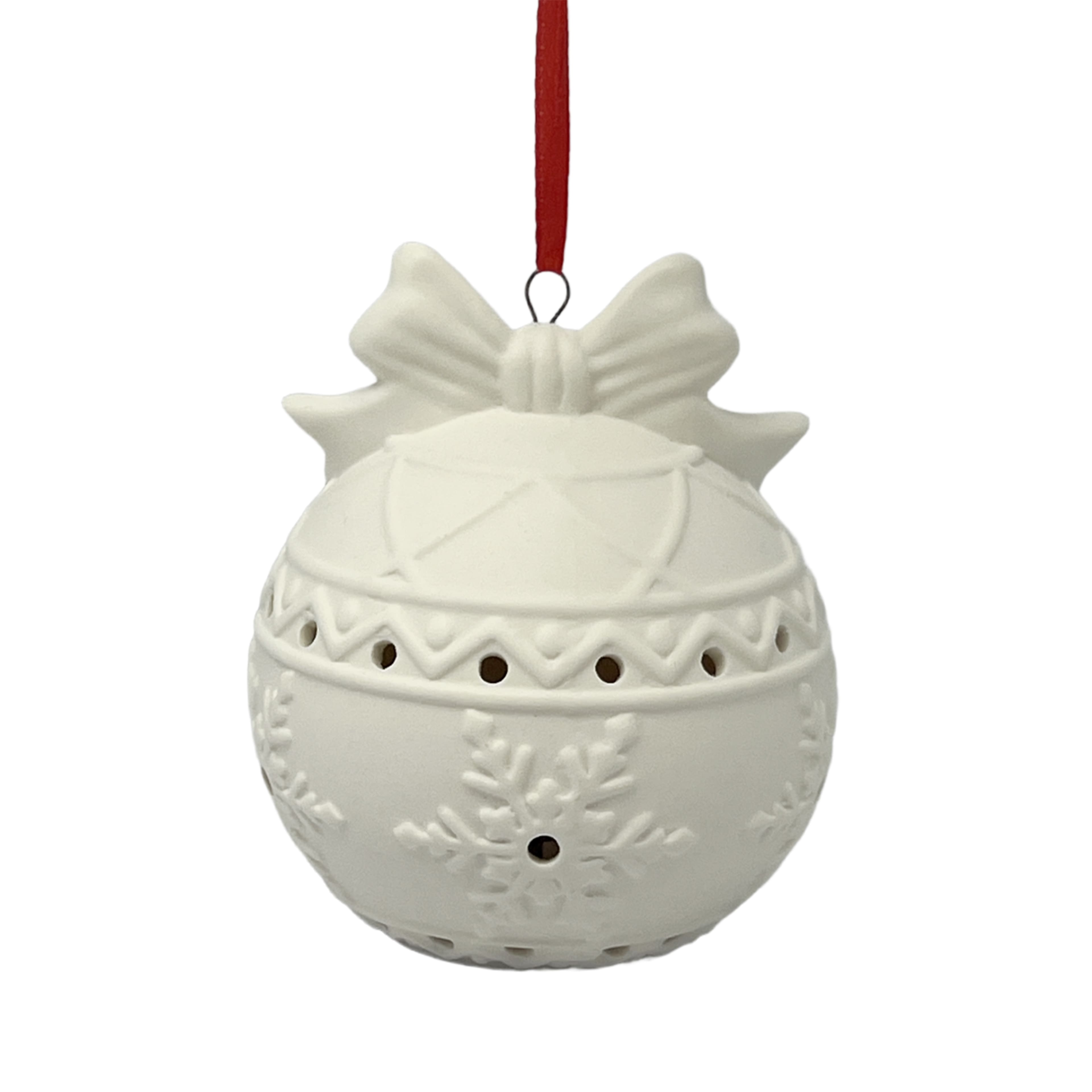 4" DIY LED Ceramic Ball Ornament by Make Market®