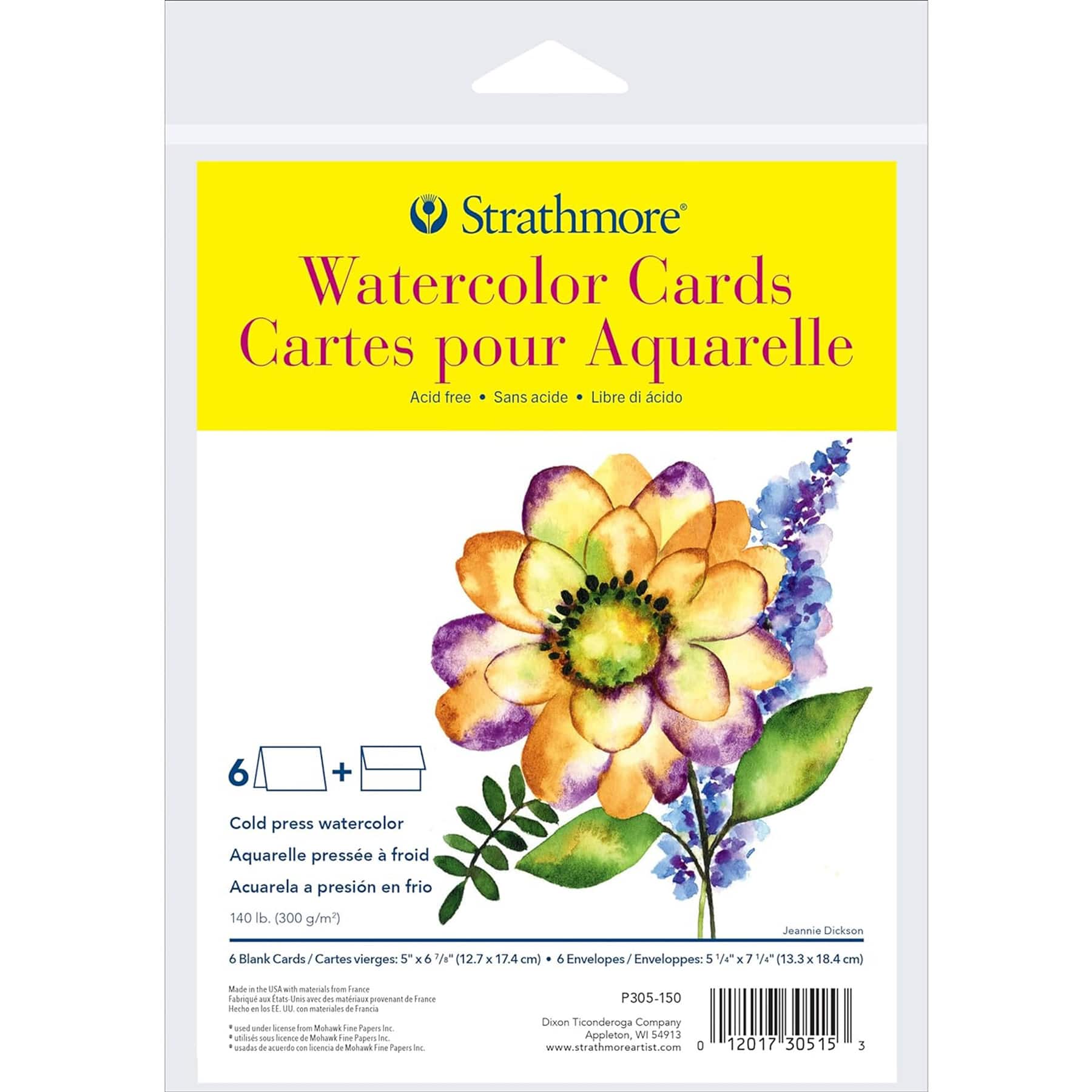 Strathmore® 300 Series Watercolor Cards & Envelopes Set