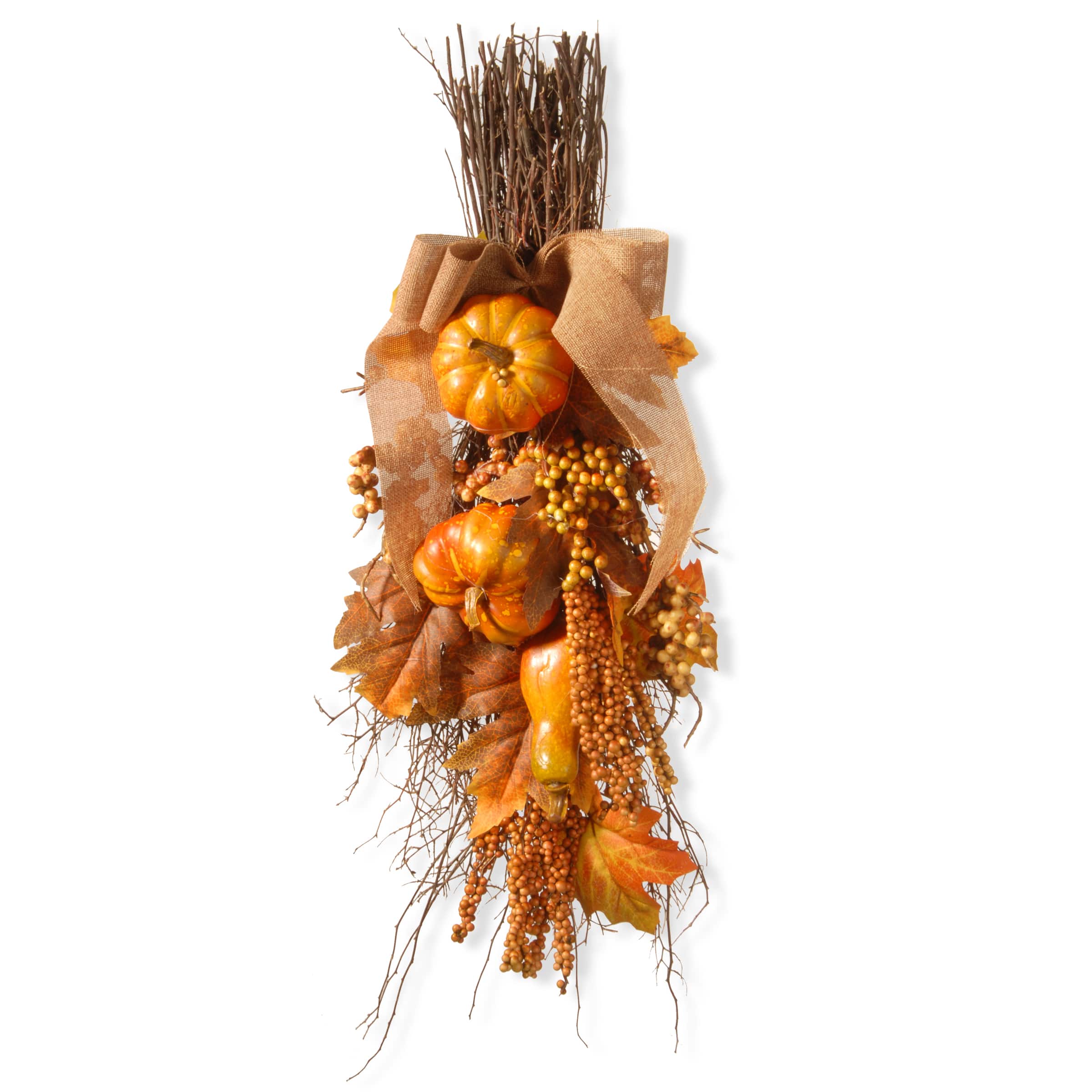 18" Teardrop with Pumpkins
