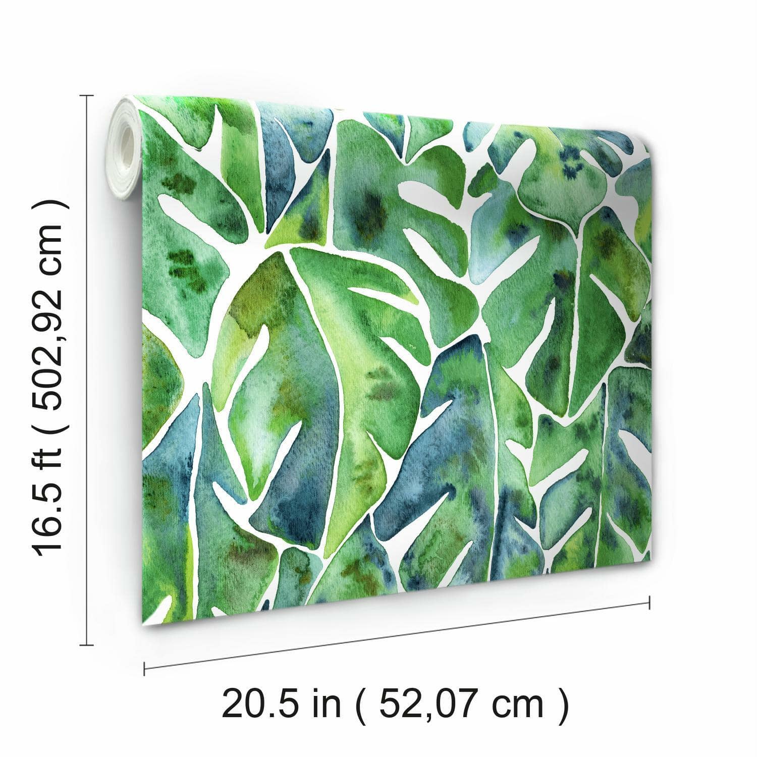 RoomMates Cat Coquillette Philodendron Peel & Stick Wallpaper