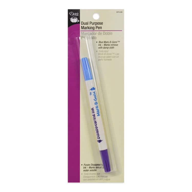 Dual Tipped Marking Pen - Blue & Purple