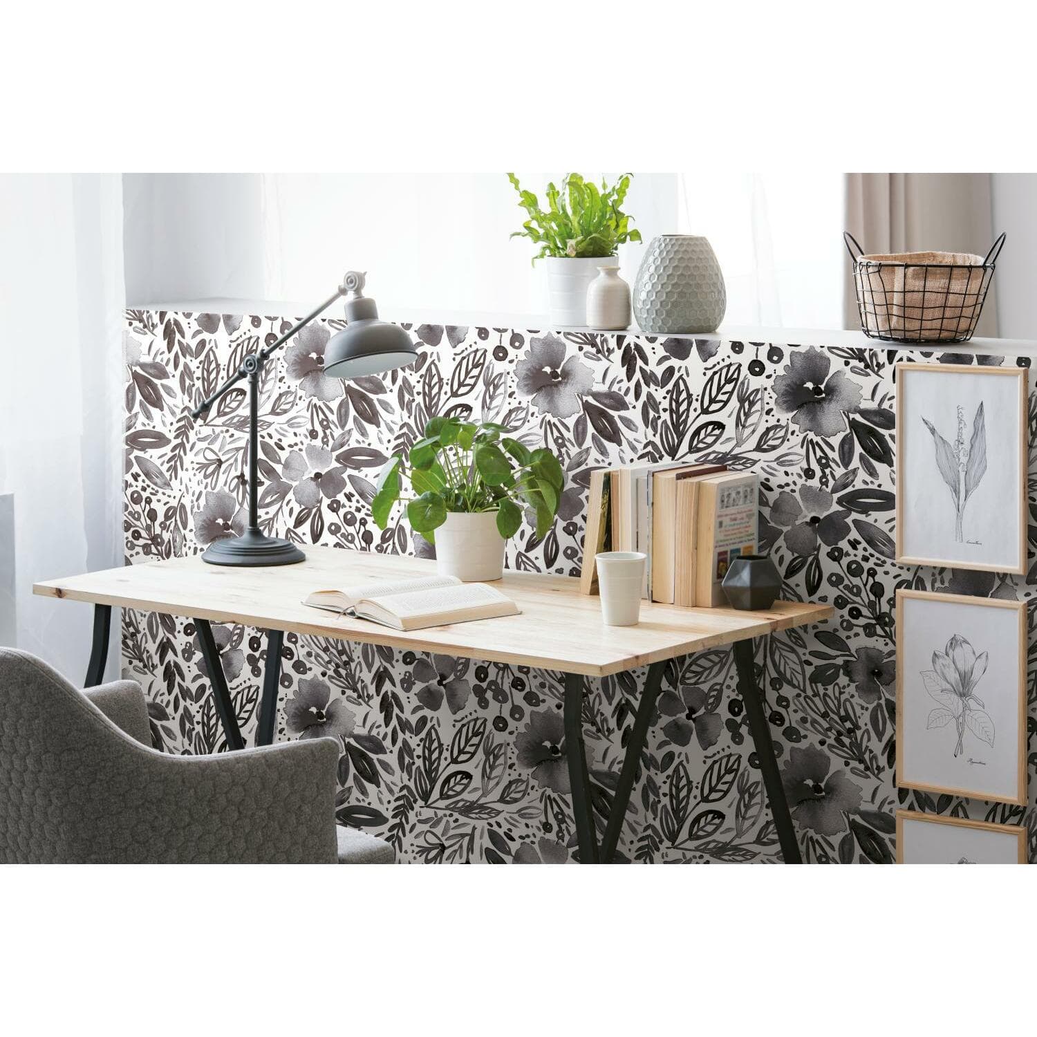 RoomMates Clara Jean April Showers Peel & Stick Wallpaper