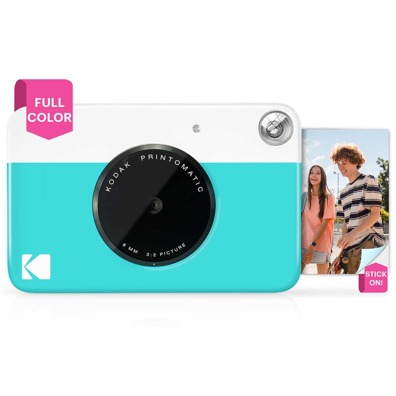 KODAK Printomatic Blue 5MP Instant Print Camera