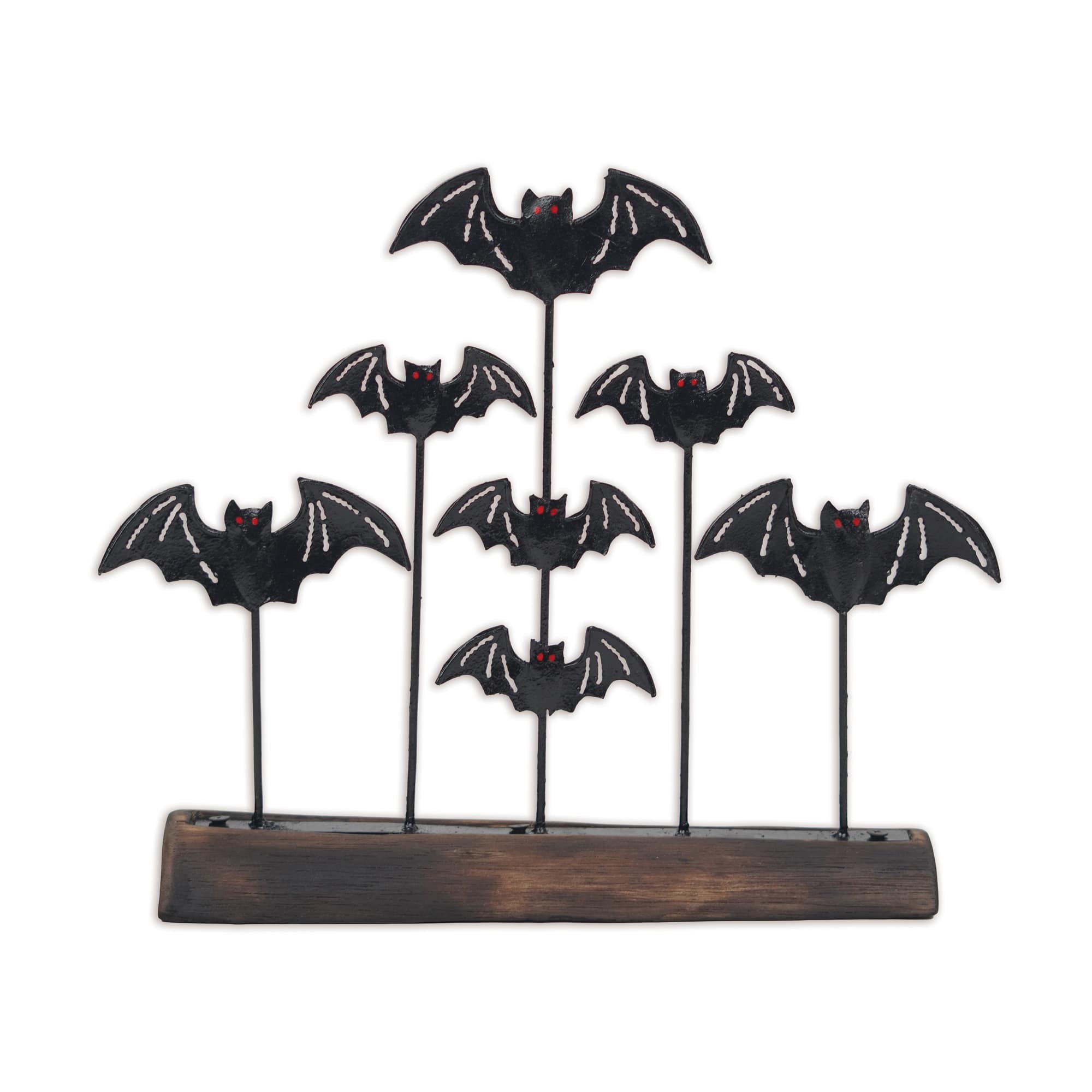 Michaels, Sunset Vista Designs® 13.5" Whimsical Vintage Camp of Bats Tabletop Décor – Category: Halloween Tabletop Decor