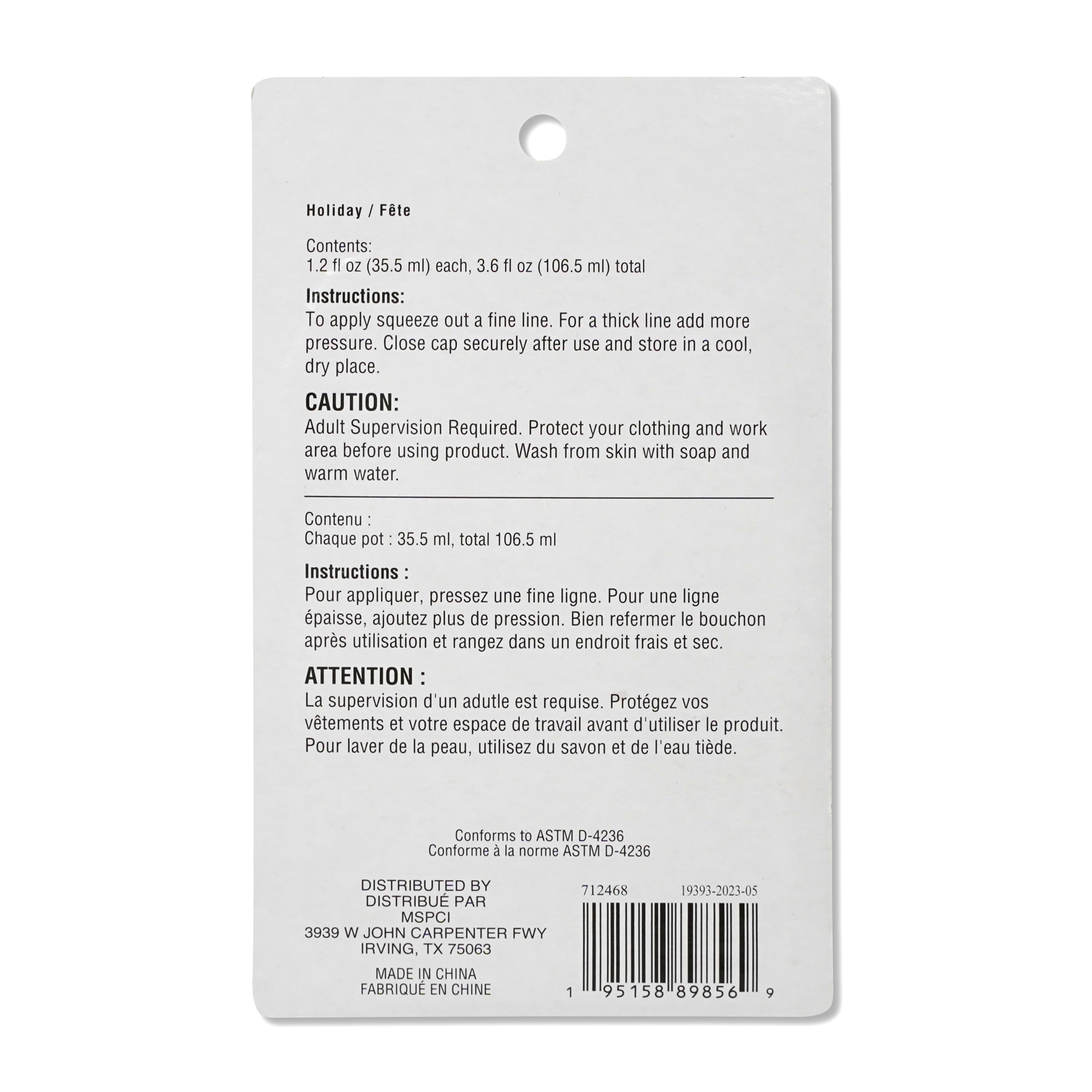 12 Packs: 3 ct. (36 total) Mixed Glitter Glue by Recollections™